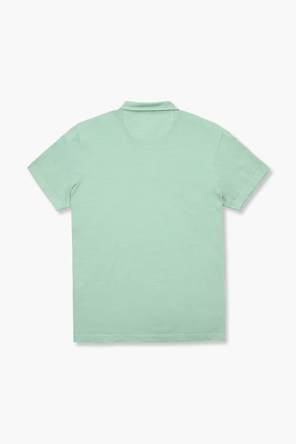 코튼 버튼 다운 포켓 501 라이트그린 반소매 티셔츠