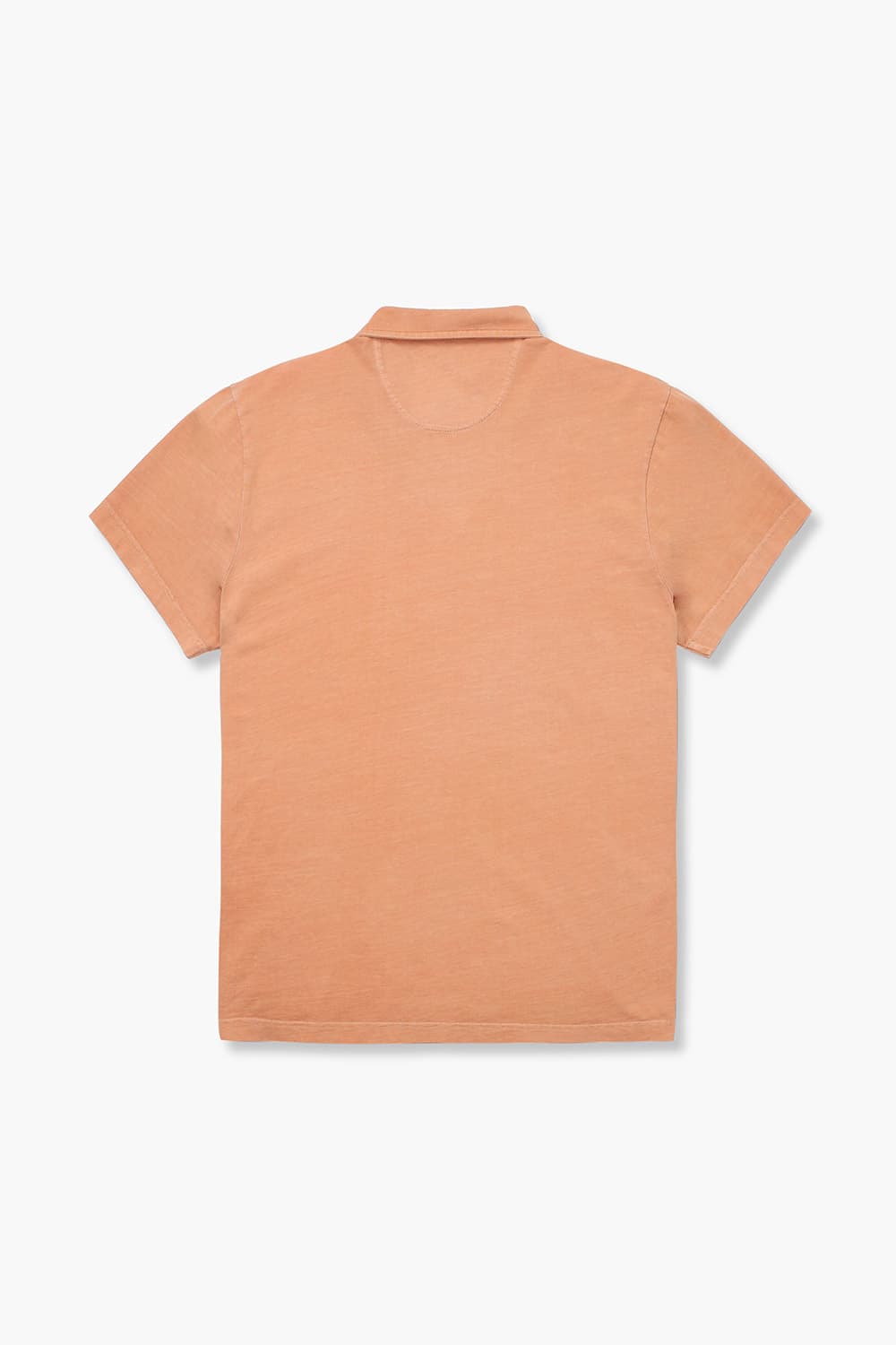 코튼 버튼 다운 포켓 501 오렌지 반소매 티셔츠