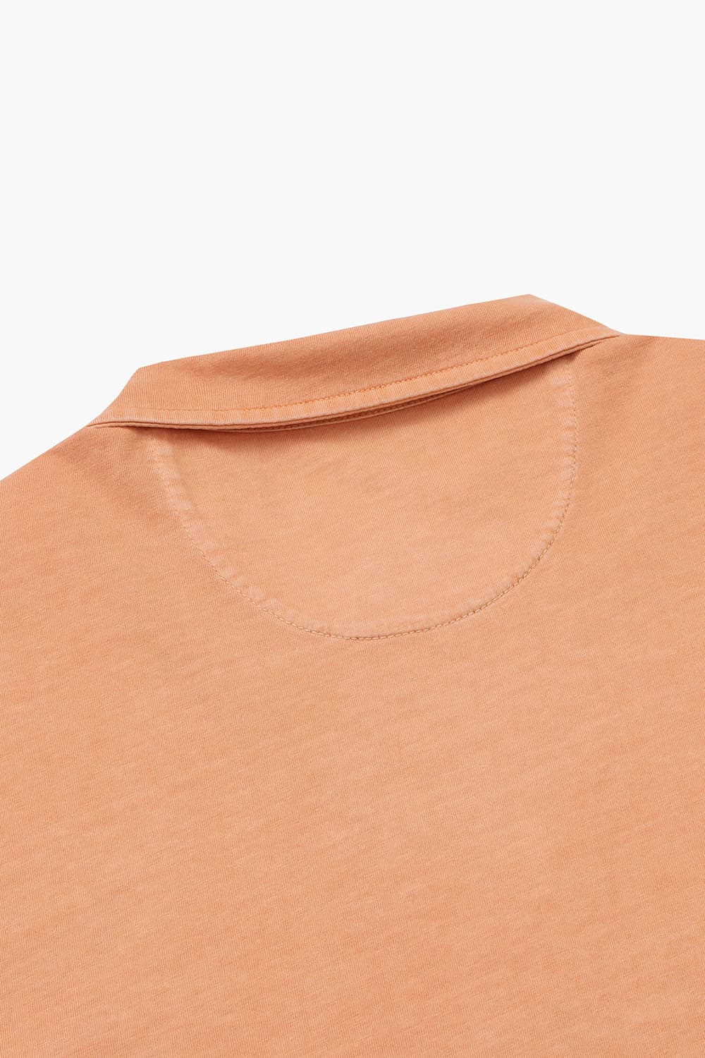 코튼 버튼 다운 포켓 501 오렌지 반소매 티셔츠