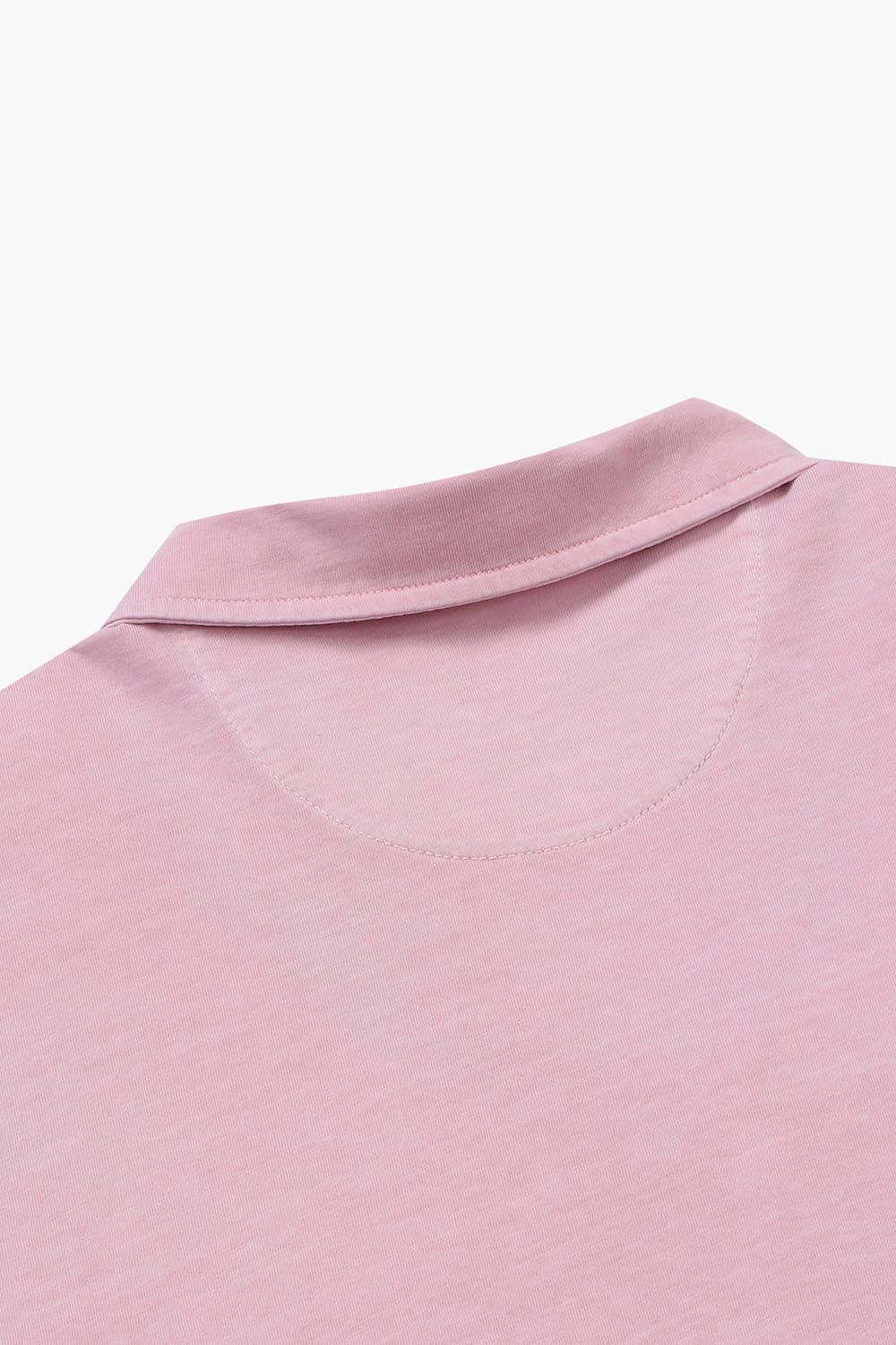 코튼 버튼 다운 포켓 501 핑크 반소매 티셔츠