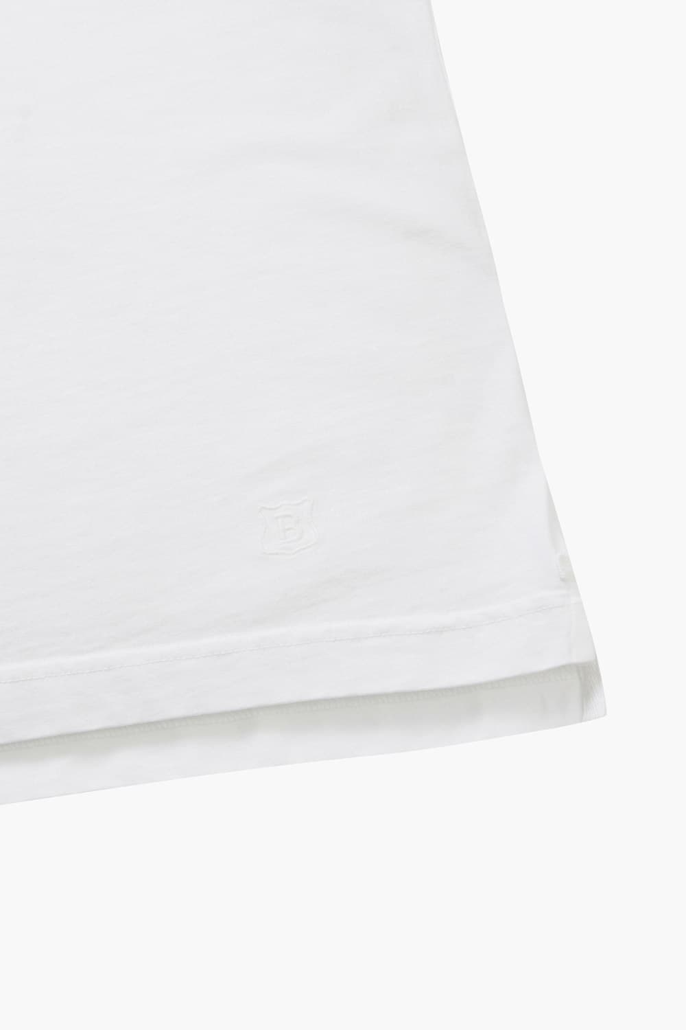 코튼 버튼 다운 포켓 501 화이트 반소매 티셔츠