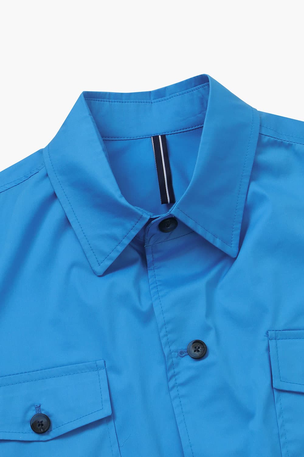 코튼 셔츠형 903 블루 캐주얼 자켓