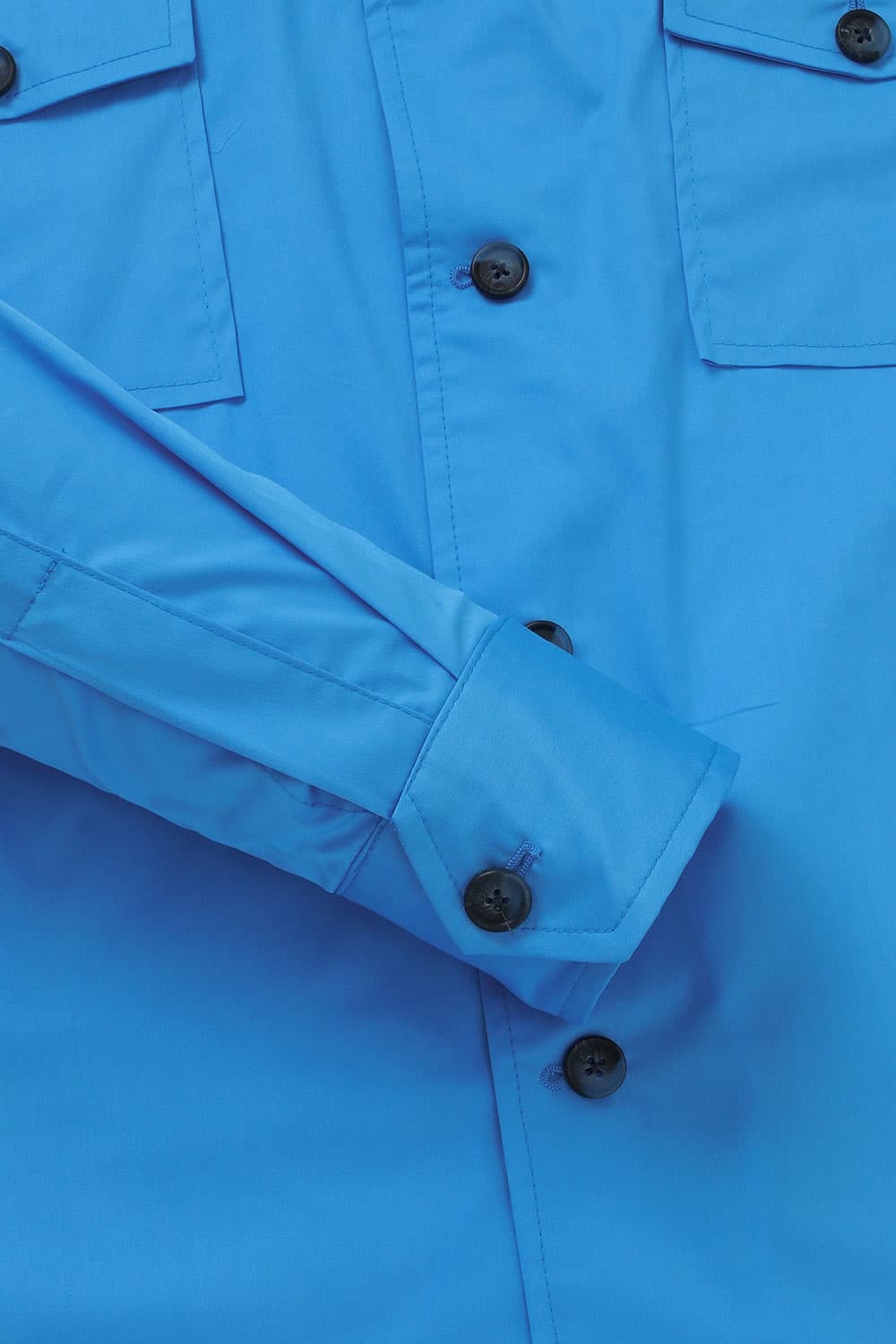 코튼 셔츠형 903 블루 캐주얼 자켓