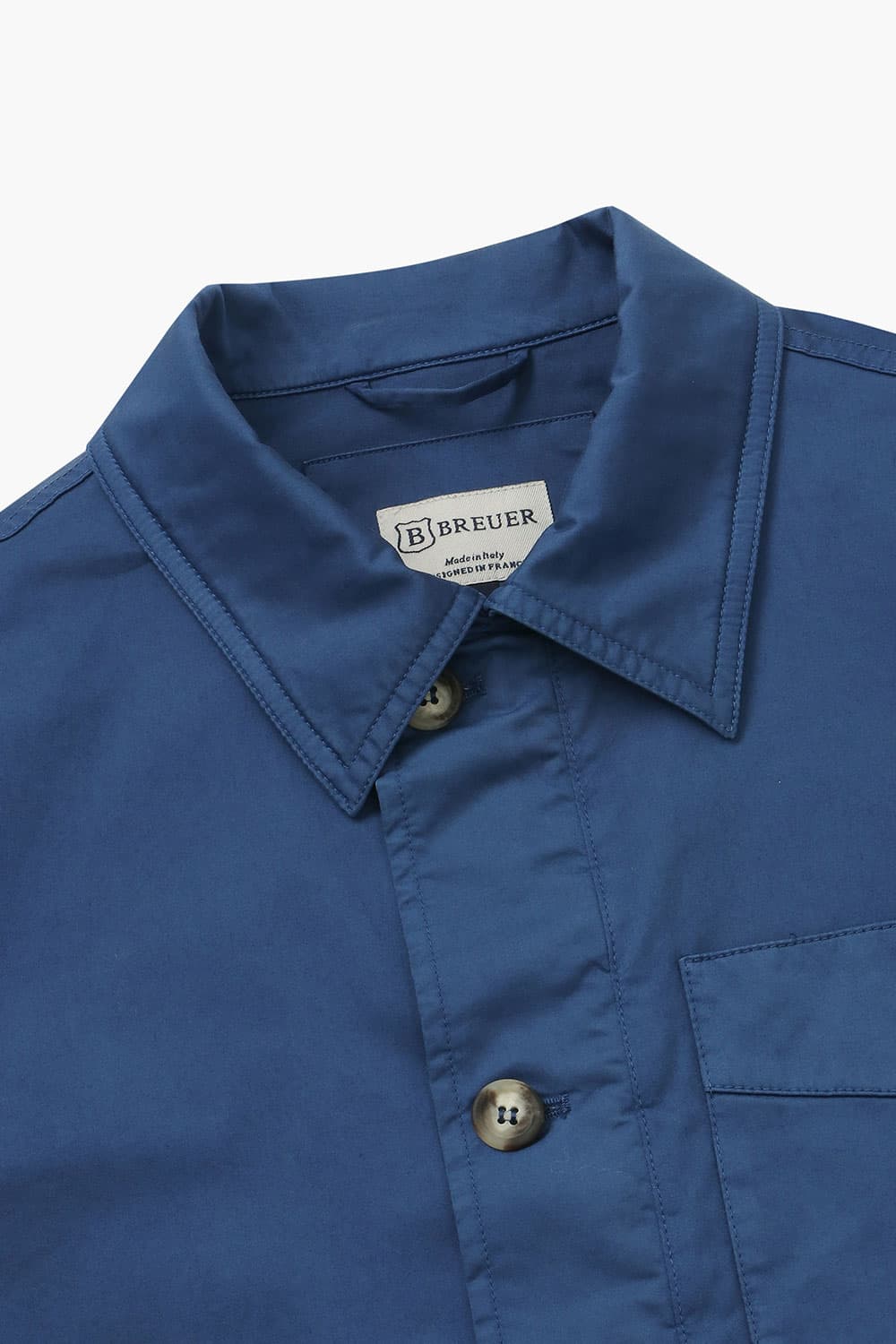 코튼 셔츠형 103 네이비 캐주얼 자켓