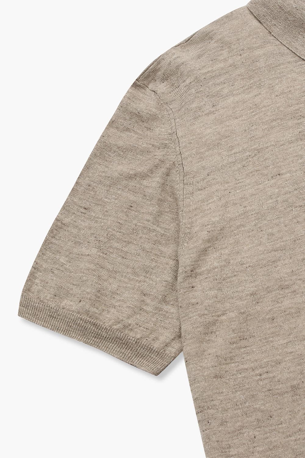 린넨 폴로 503 라이트브라운 반소매 니트