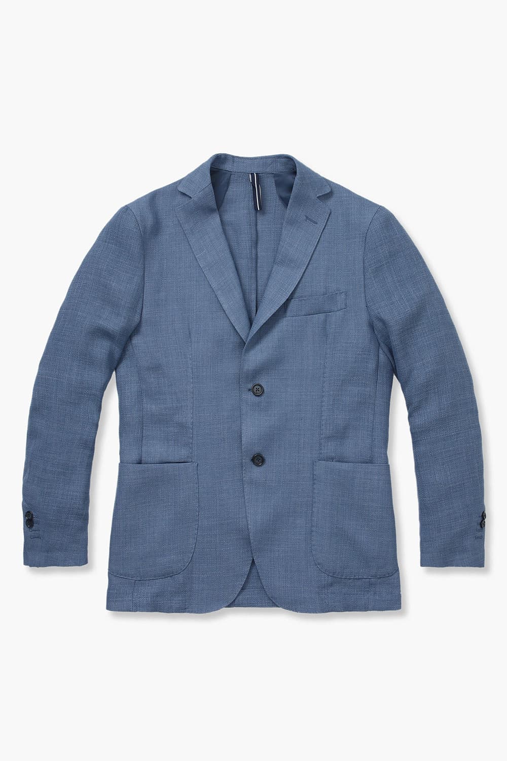 린넨 베이직 904 블루 테일러드 자켓