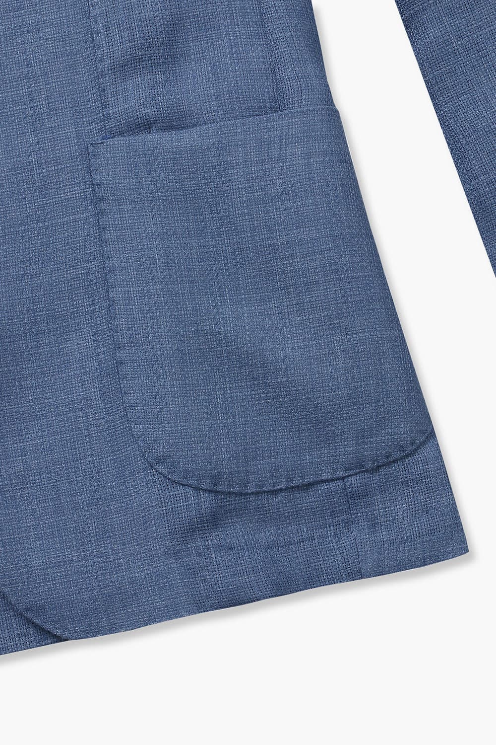 린넨 베이직 904 블루 테일러드 자켓