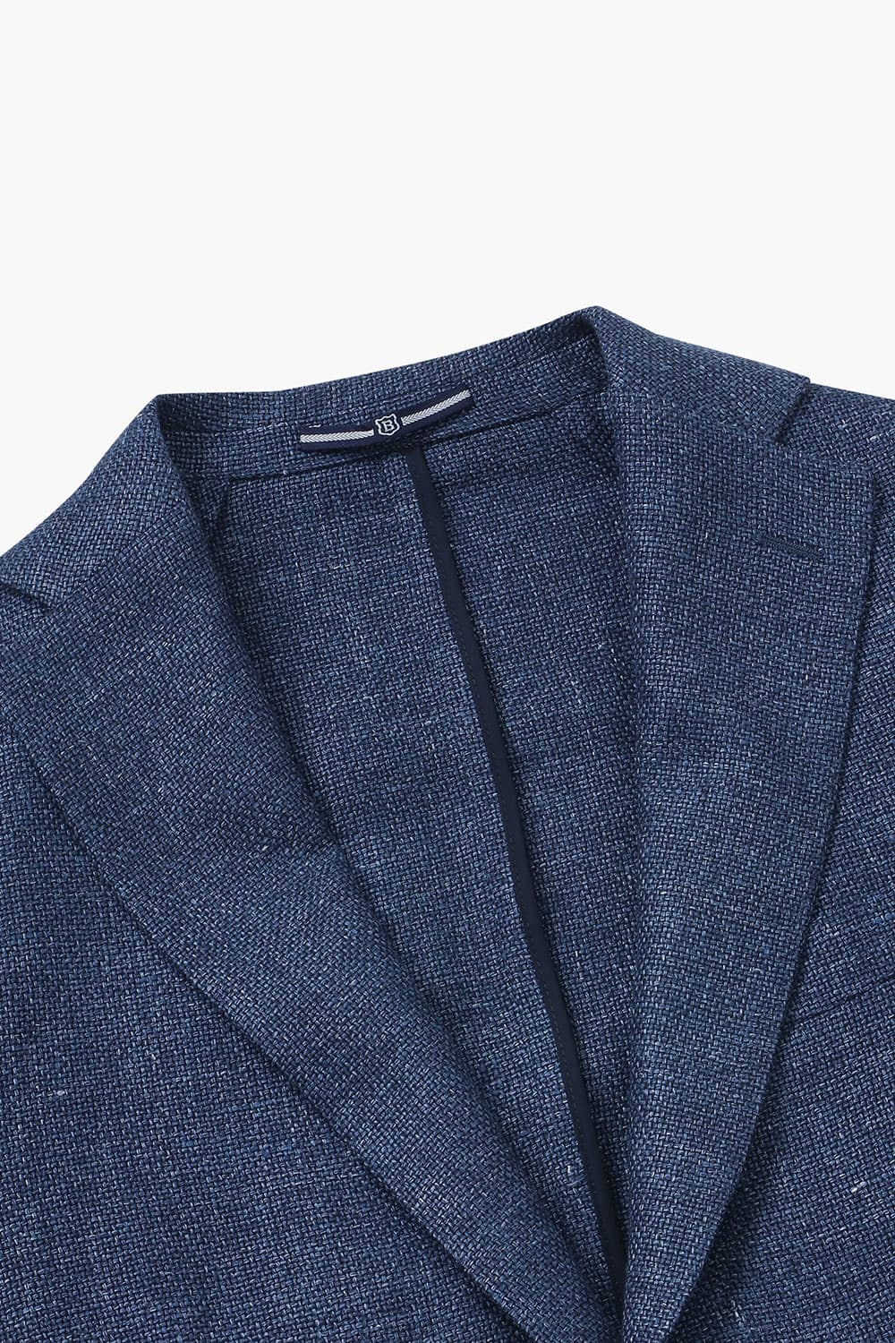 SALENTO 린넨 혼방 209 네이비 테일러드 자켓