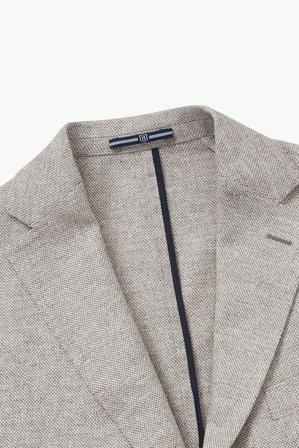 SALENTO 실크 혼방 207 라이트브라운 테일러드 자켓