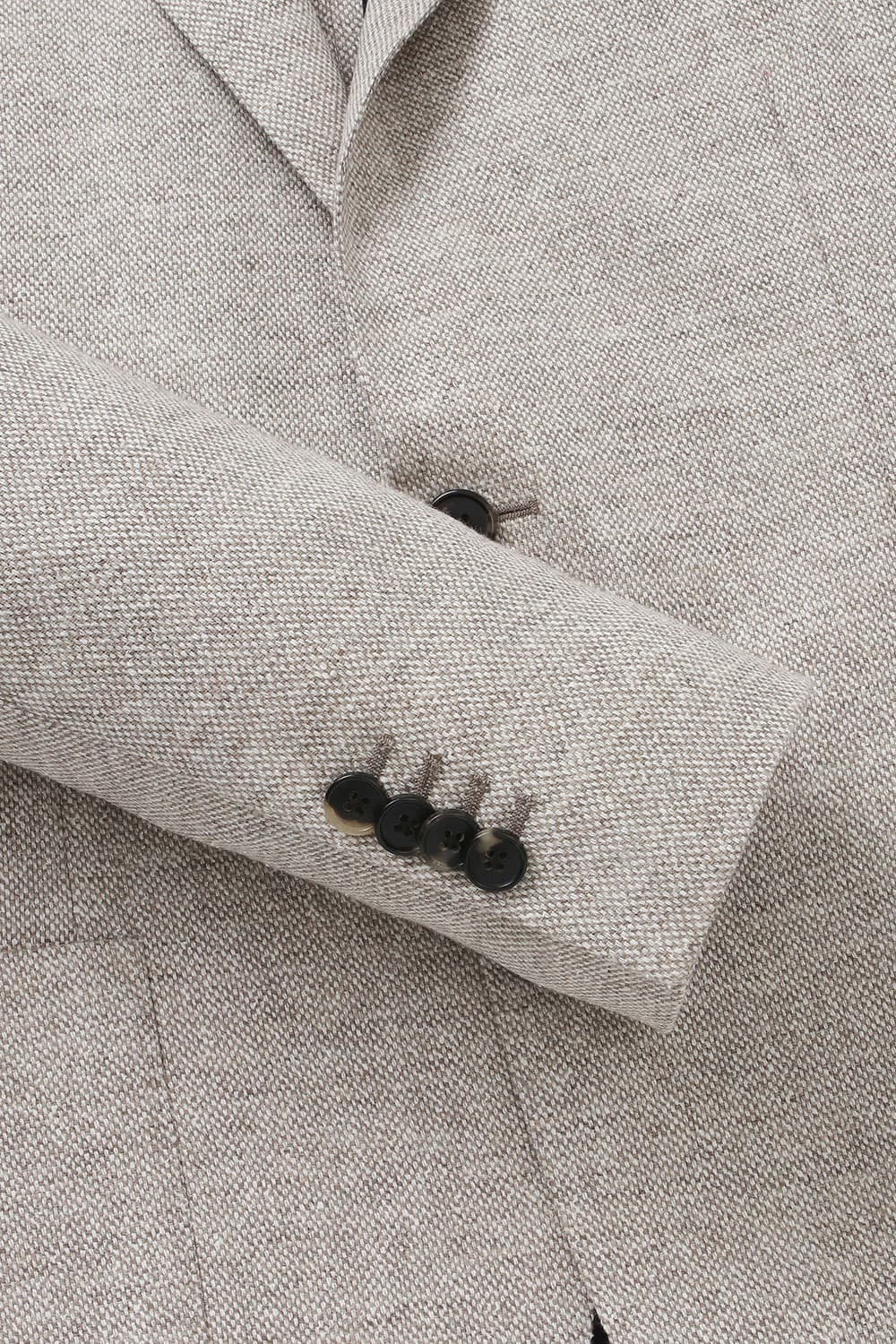 SALENTO 실크 혼방 207 라이트브라운 테일러드 자켓