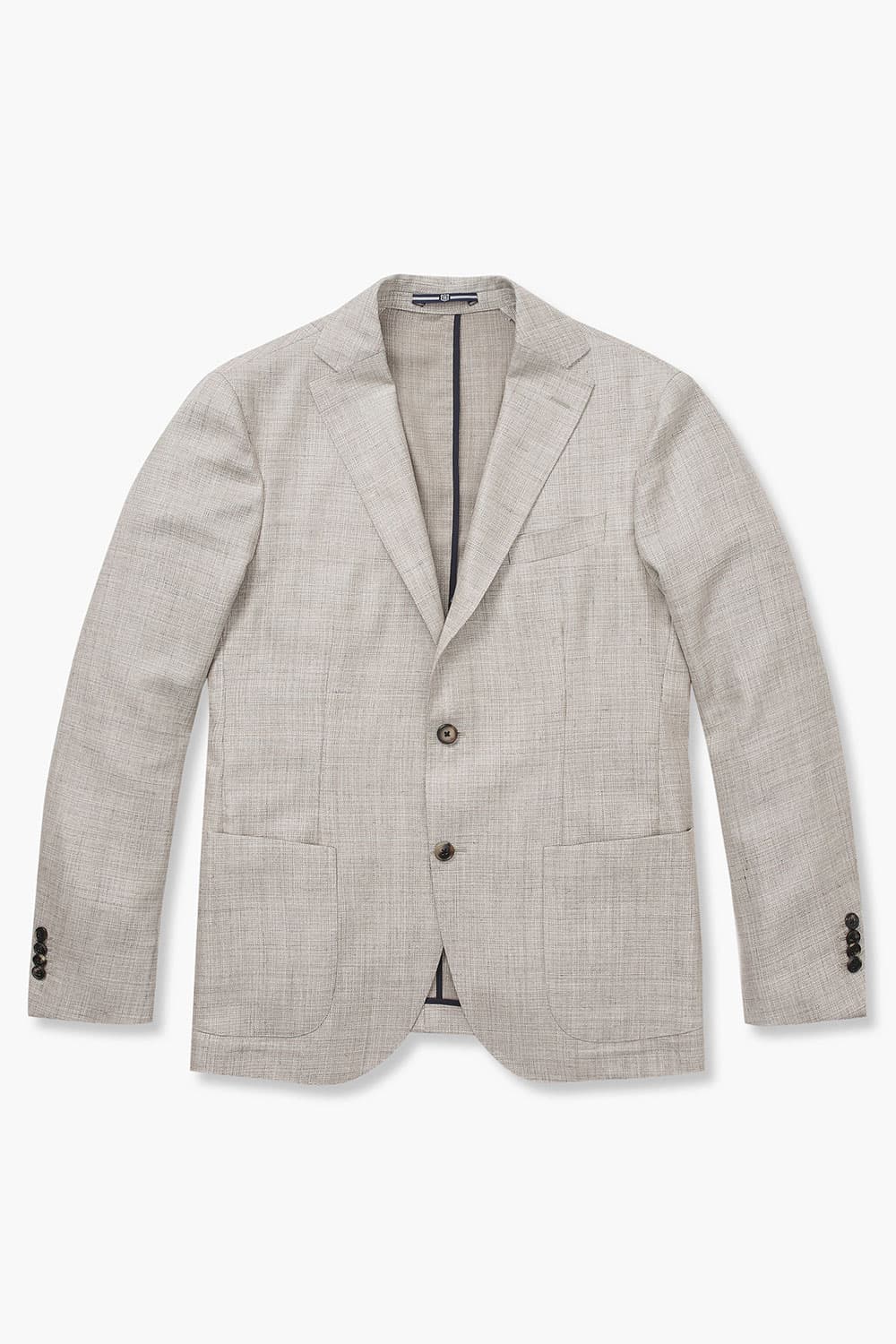 SALENTO 실크 혼방 202 라이트브라운 테일러드 자켓