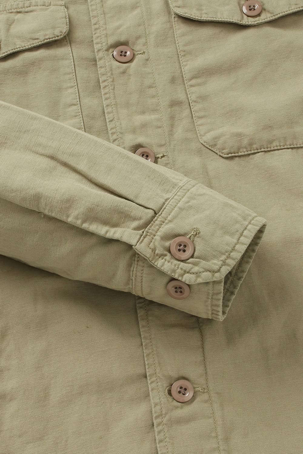 JOYCE 린넨 셔츠형 002 라이트카키 캐주얼 자켓