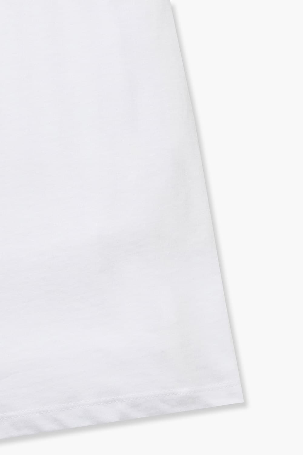 코튼 PARIS 일러스트 로고 516 화이트 반소매 티셔츠