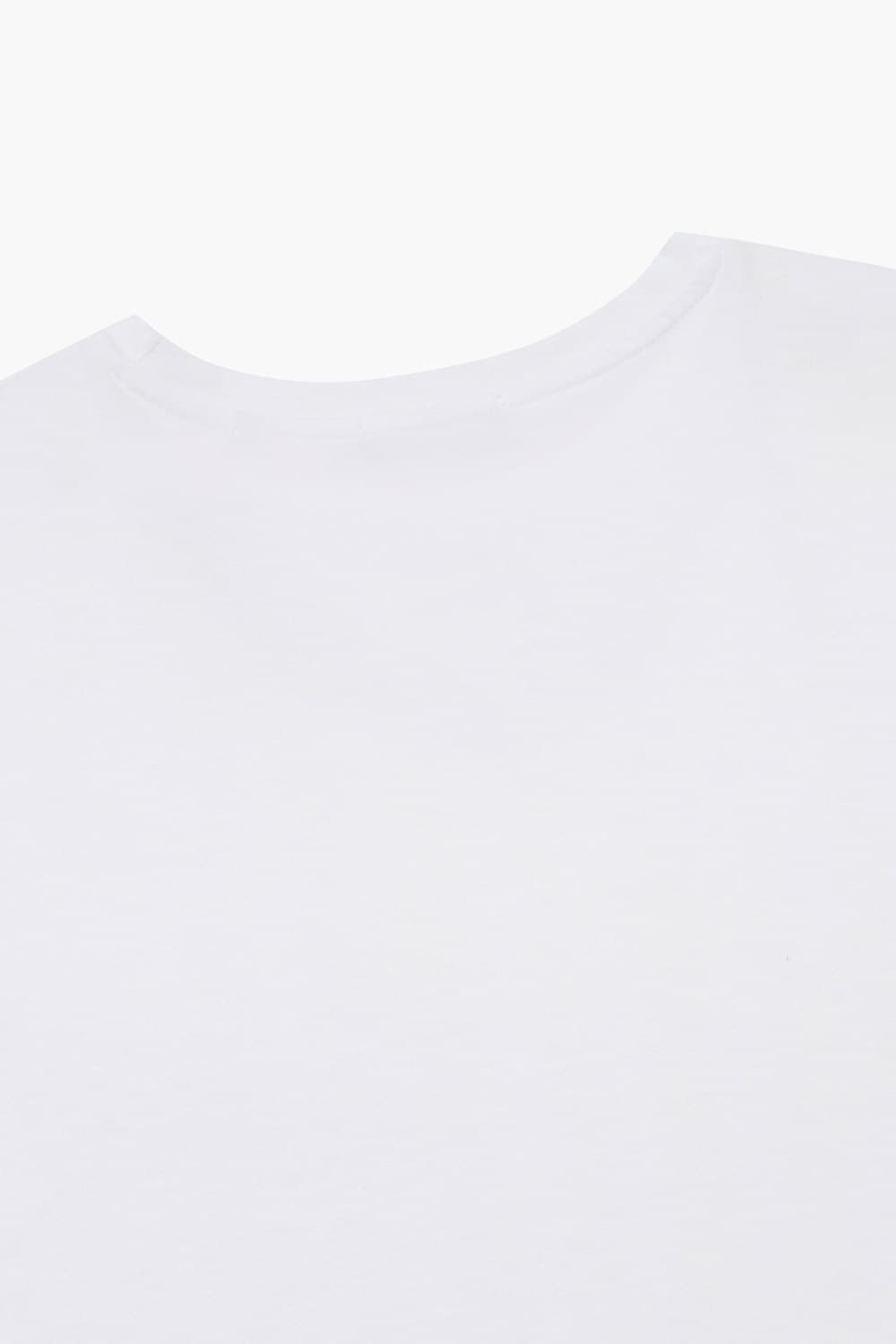 코튼 PARIS 일러스트 로고 516 화이트 반소매 티셔츠