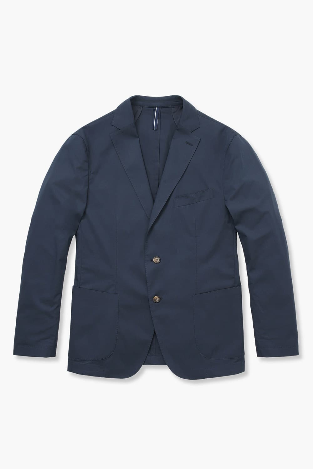 코튼 베이직 903 네이비 테일러드 자켓