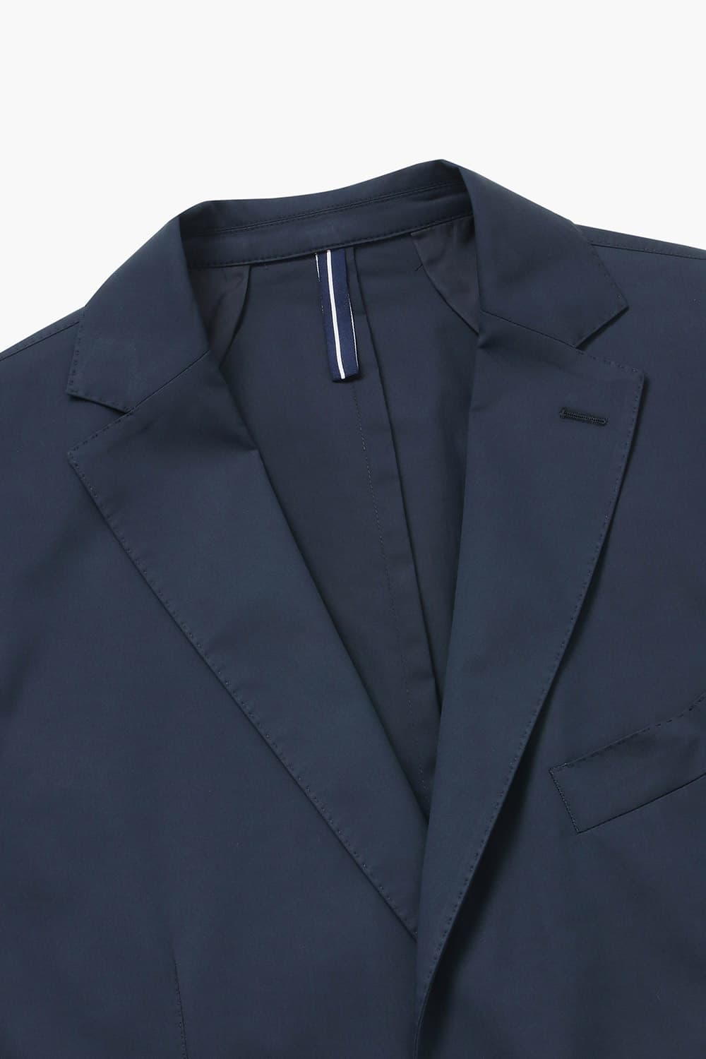 코튼 베이직 903 네이비 테일러드 자켓