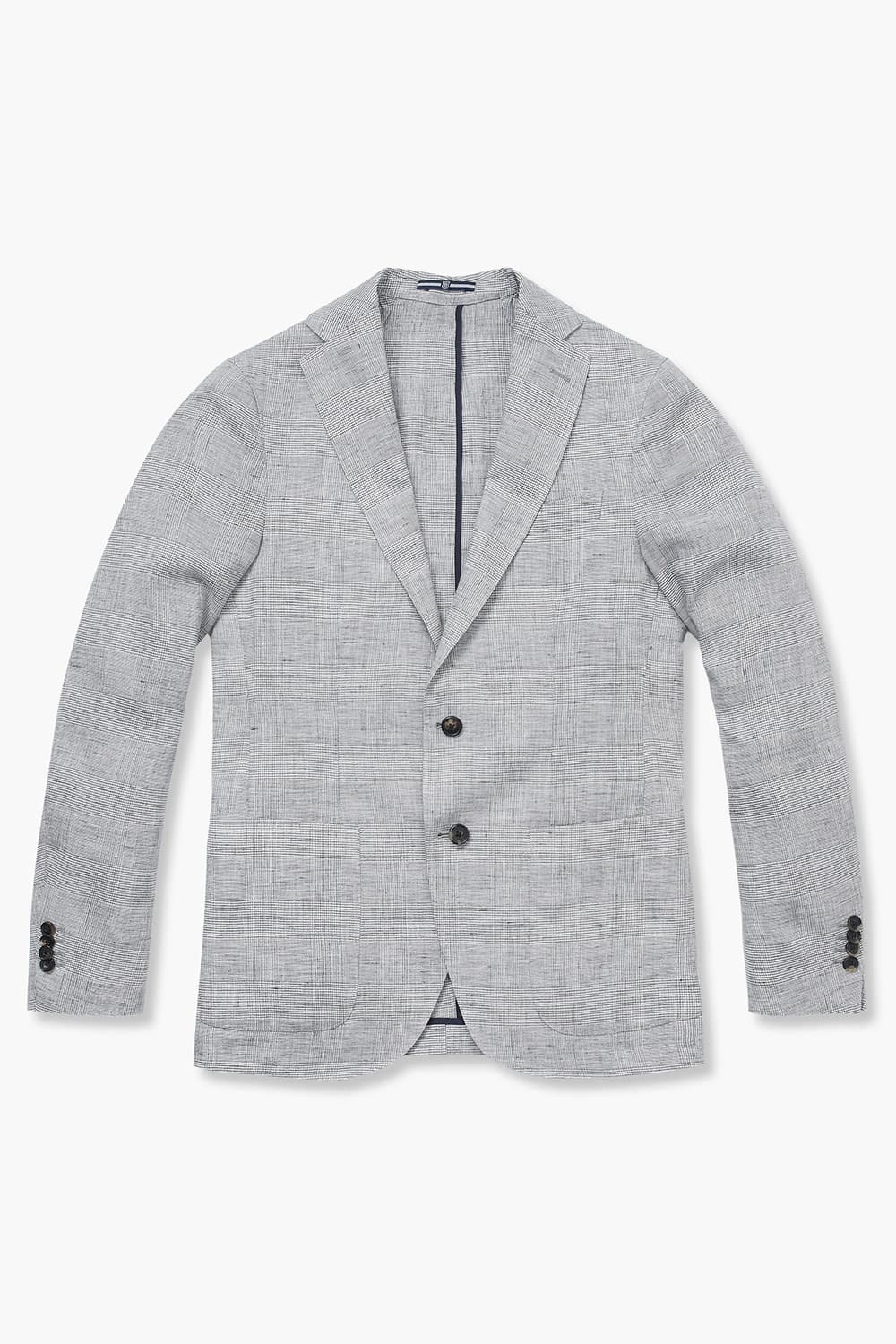 SALENTO 린넨 210 라이트그레이 테일러드 자켓