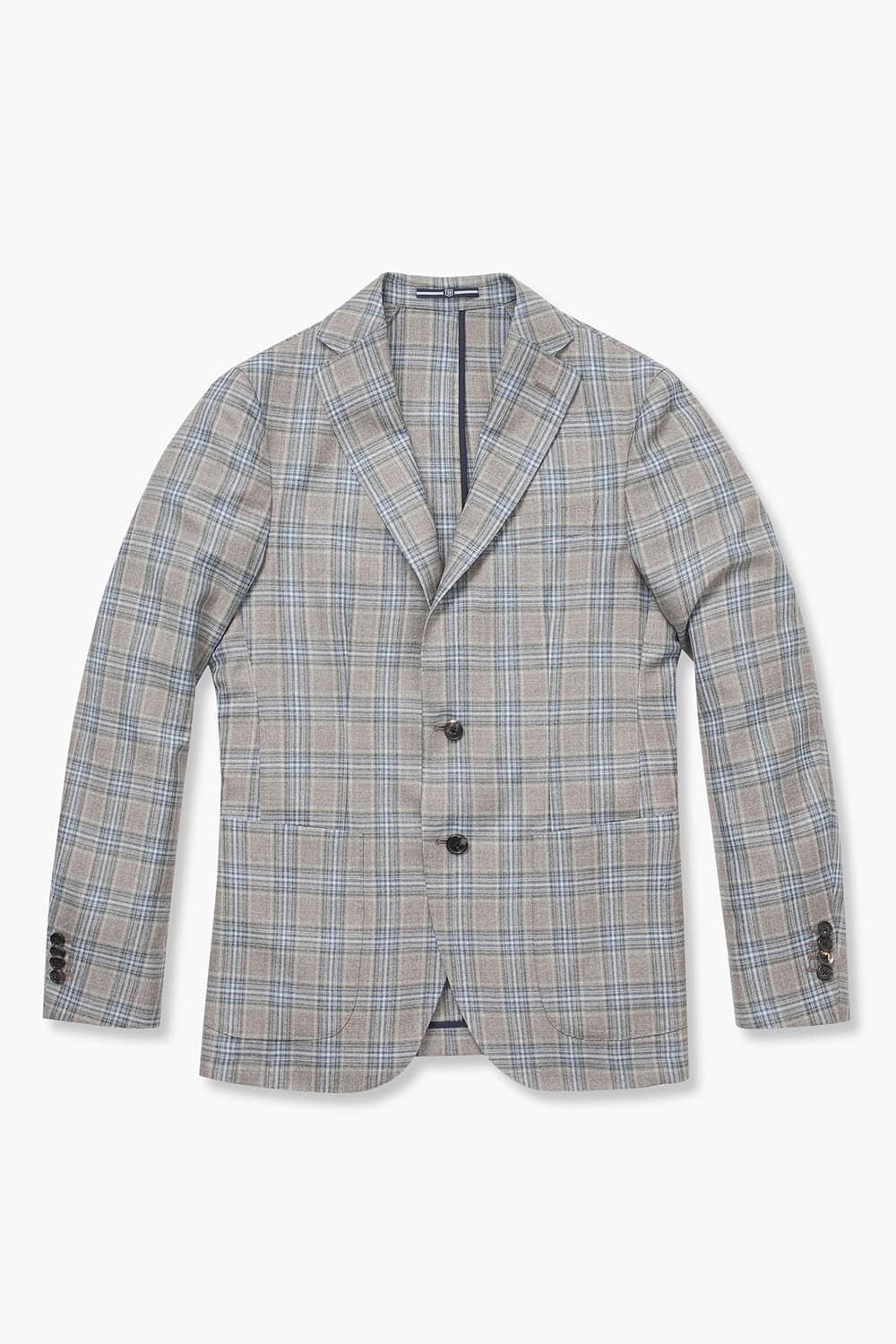 SALENTO 실크 혼방 205 브라운 테일러드 자켓