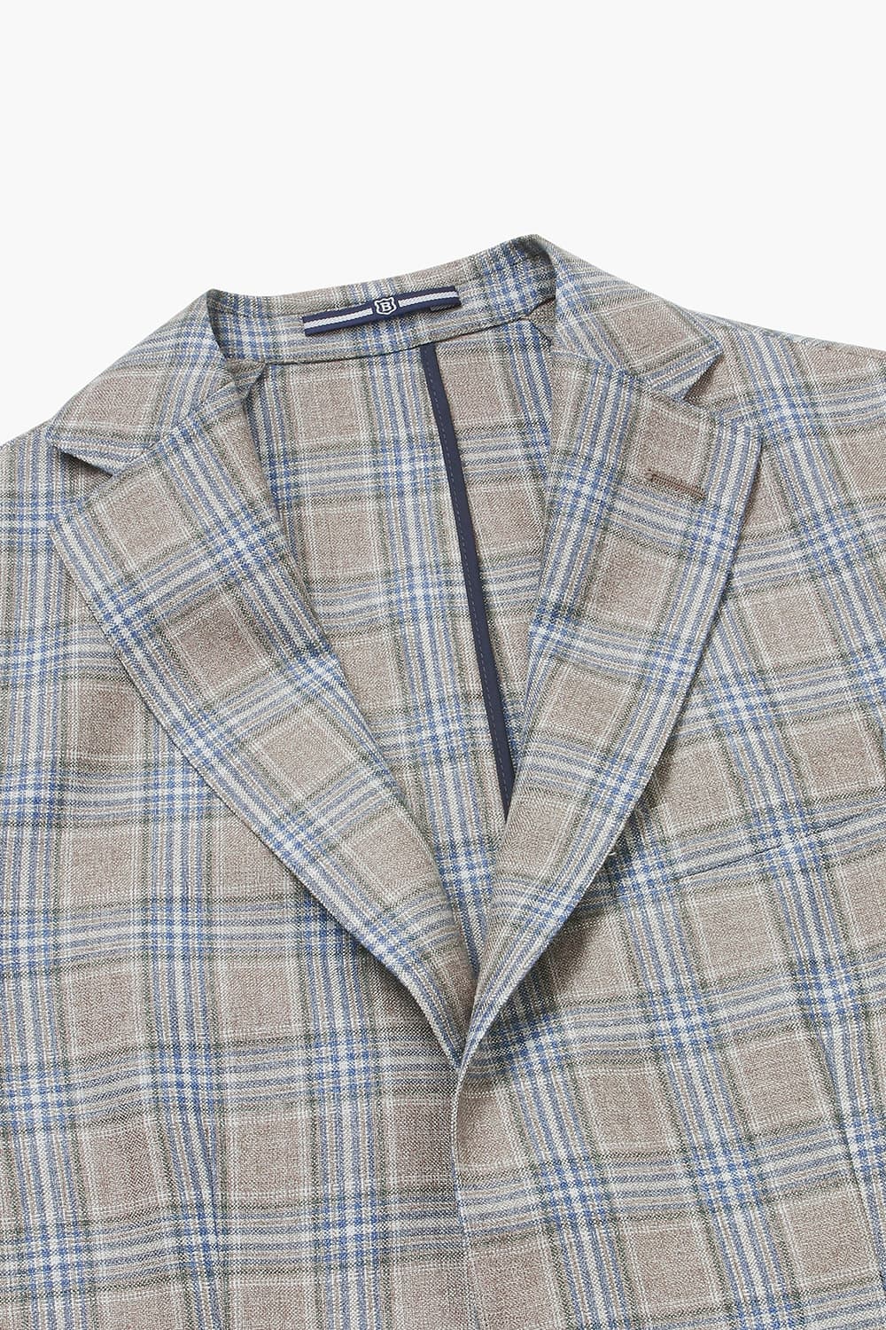 SALENTO 실크 혼방 205 브라운 테일러드 자켓