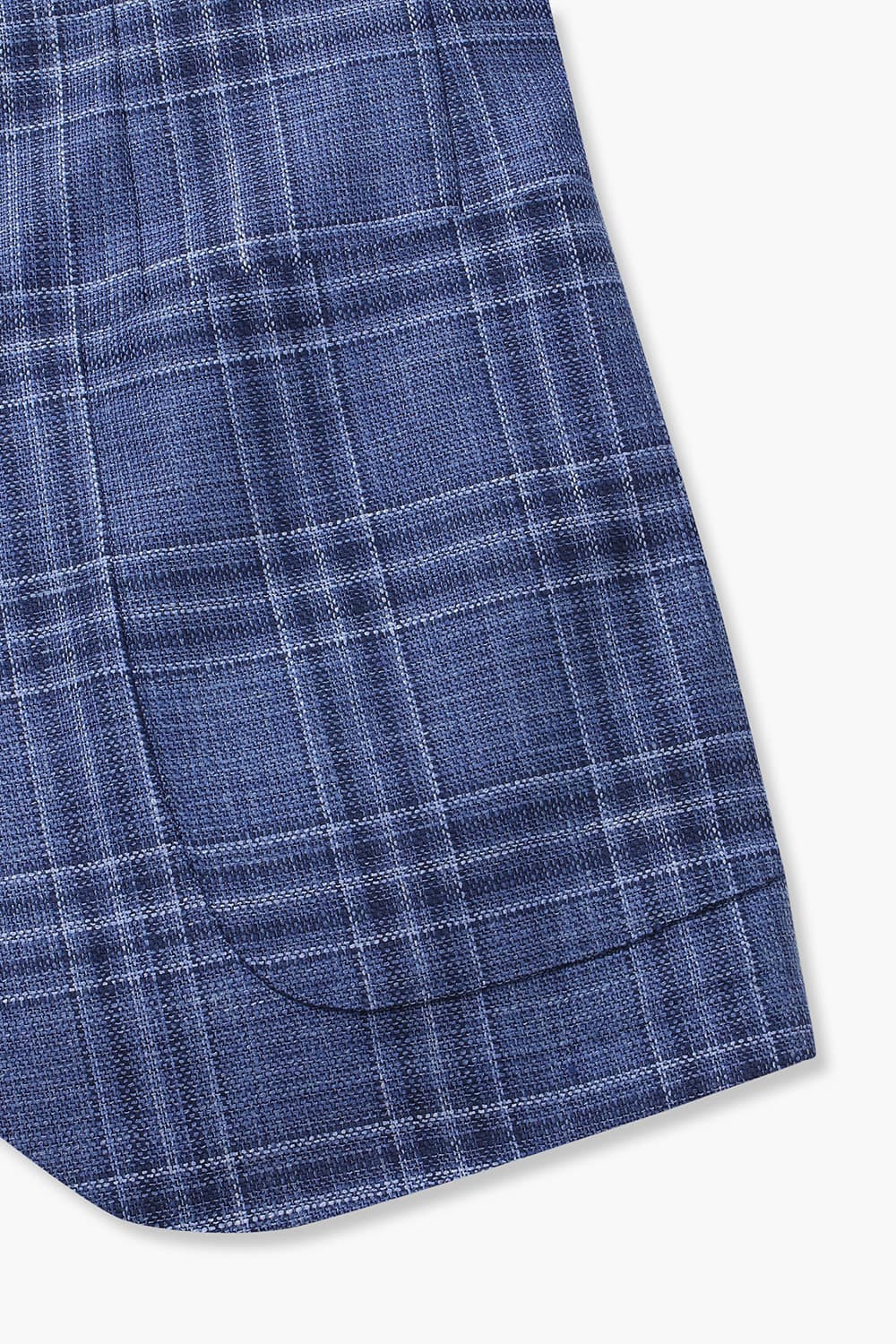 SALENTO 실크 혼방 201 블루 테일러드 자켓