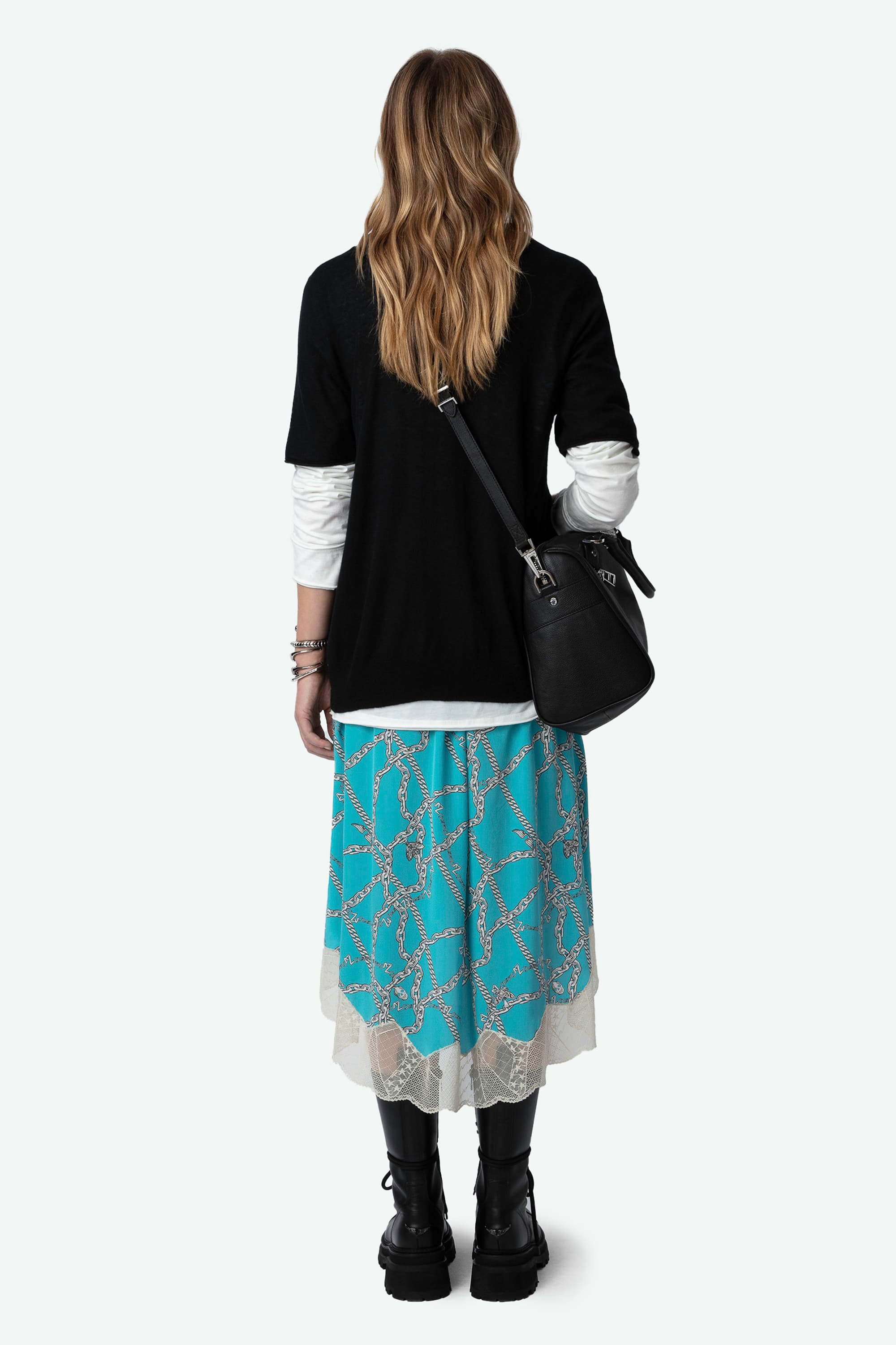 Joslin Chain Silk Skirt