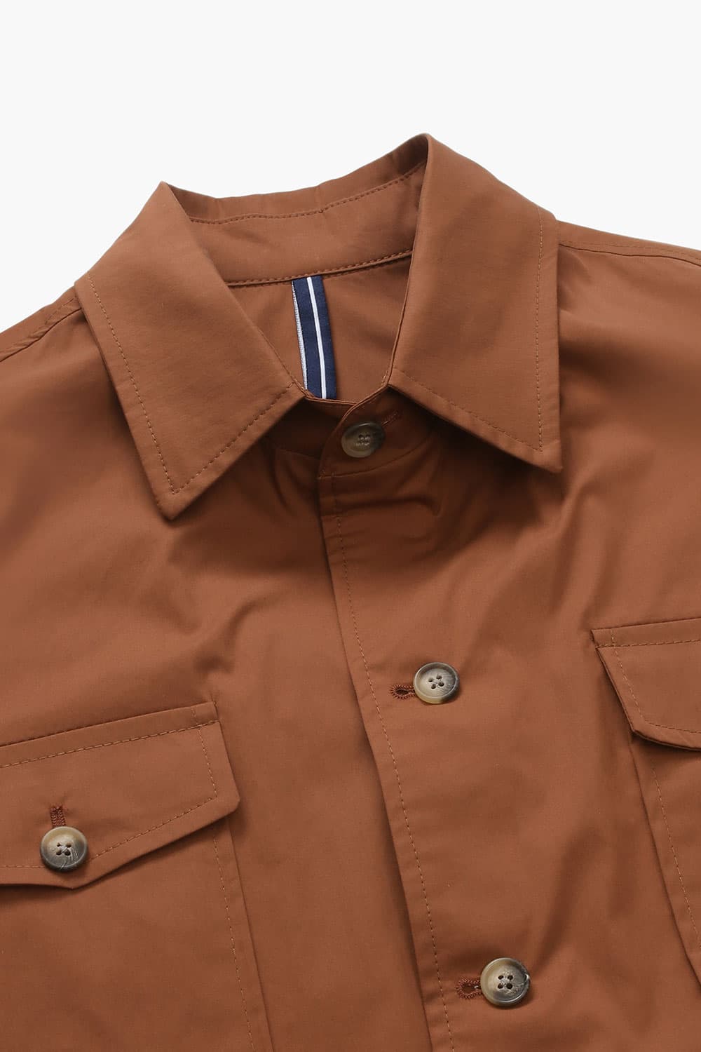 코튼 셔츠형 903 다크오렌지 캐주얼 자켓