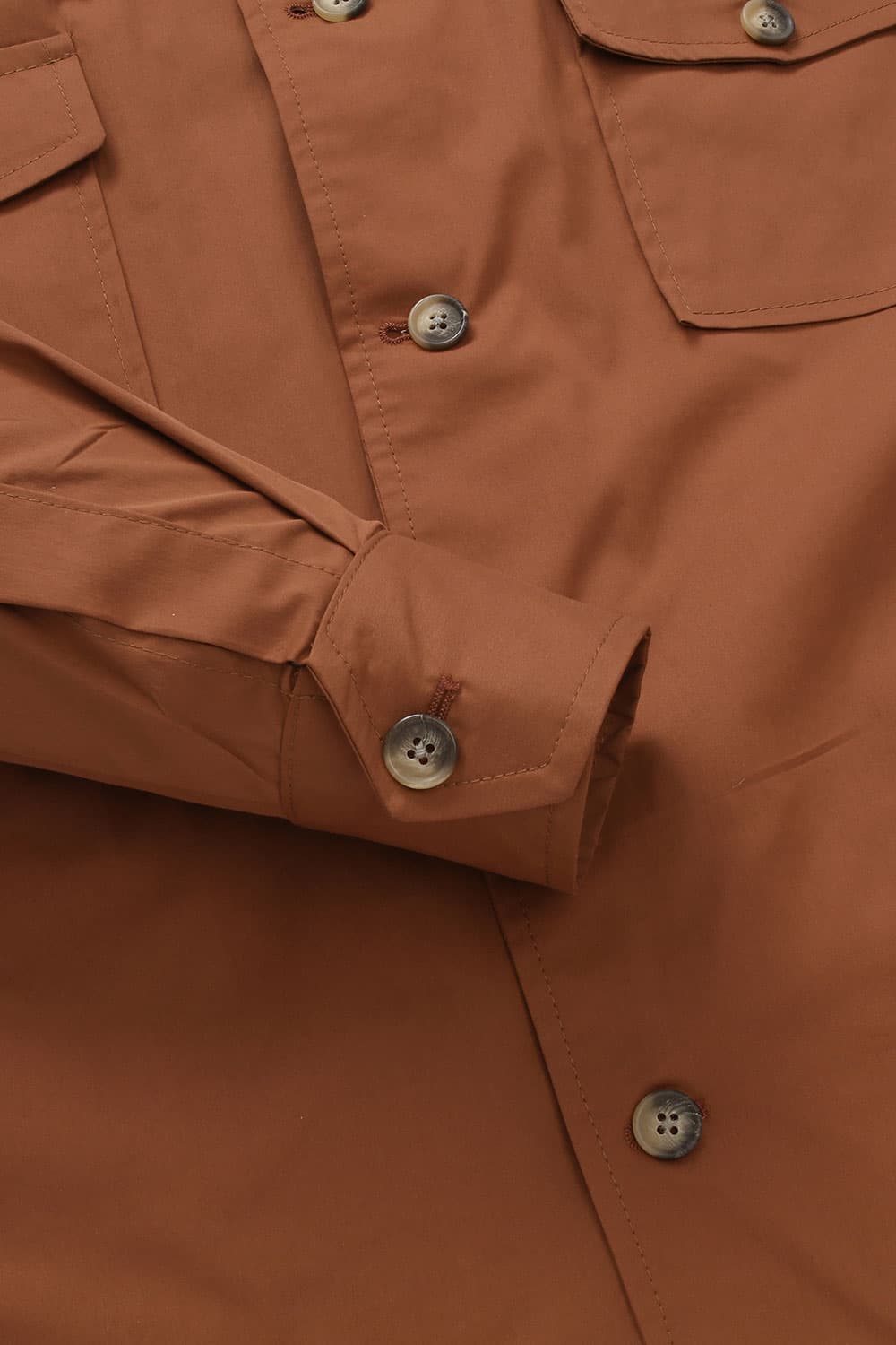 코튼 셔츠형 903 다크오렌지 캐주얼 자켓