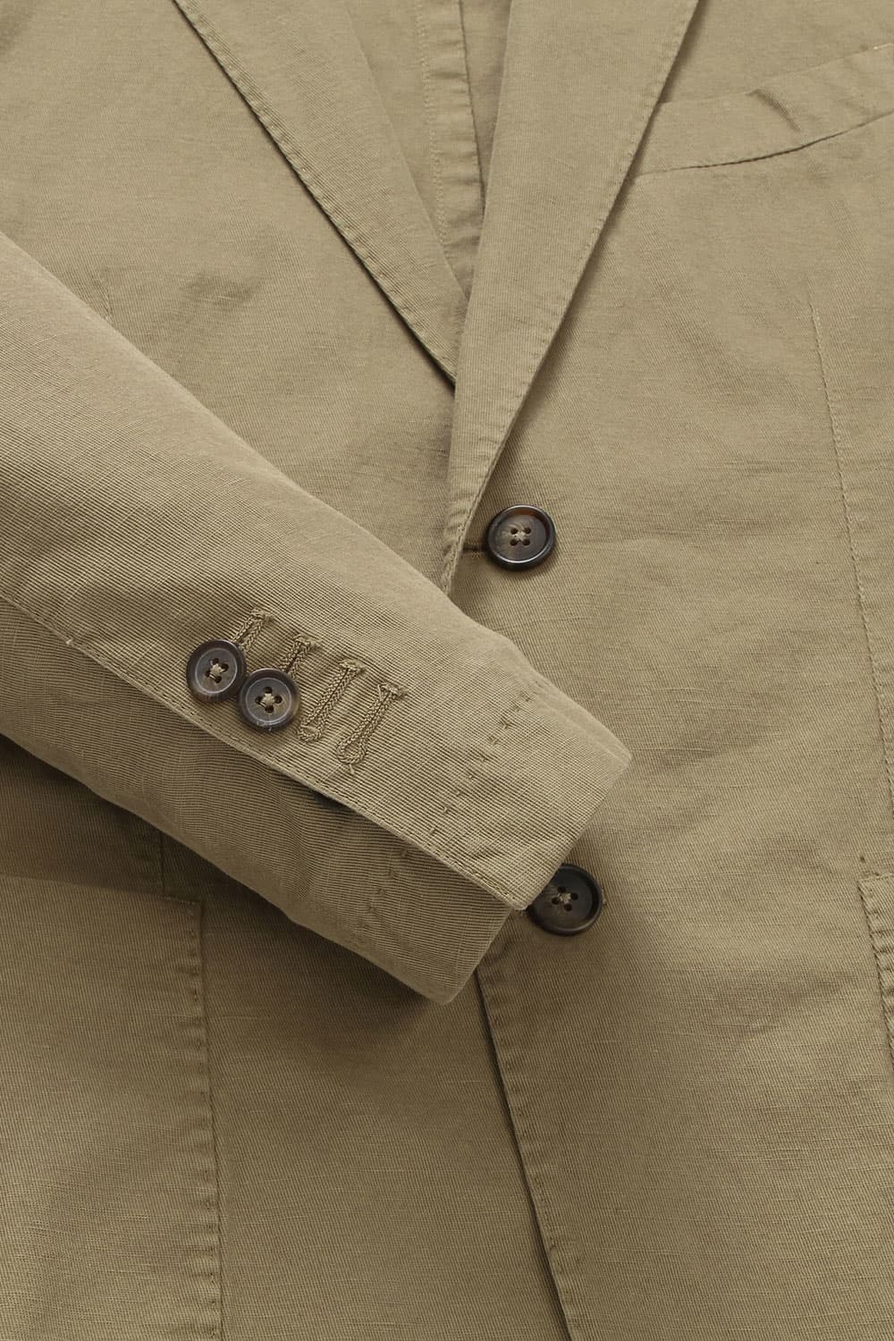 코튼 베이직 905 브라운 테일러드 자켓