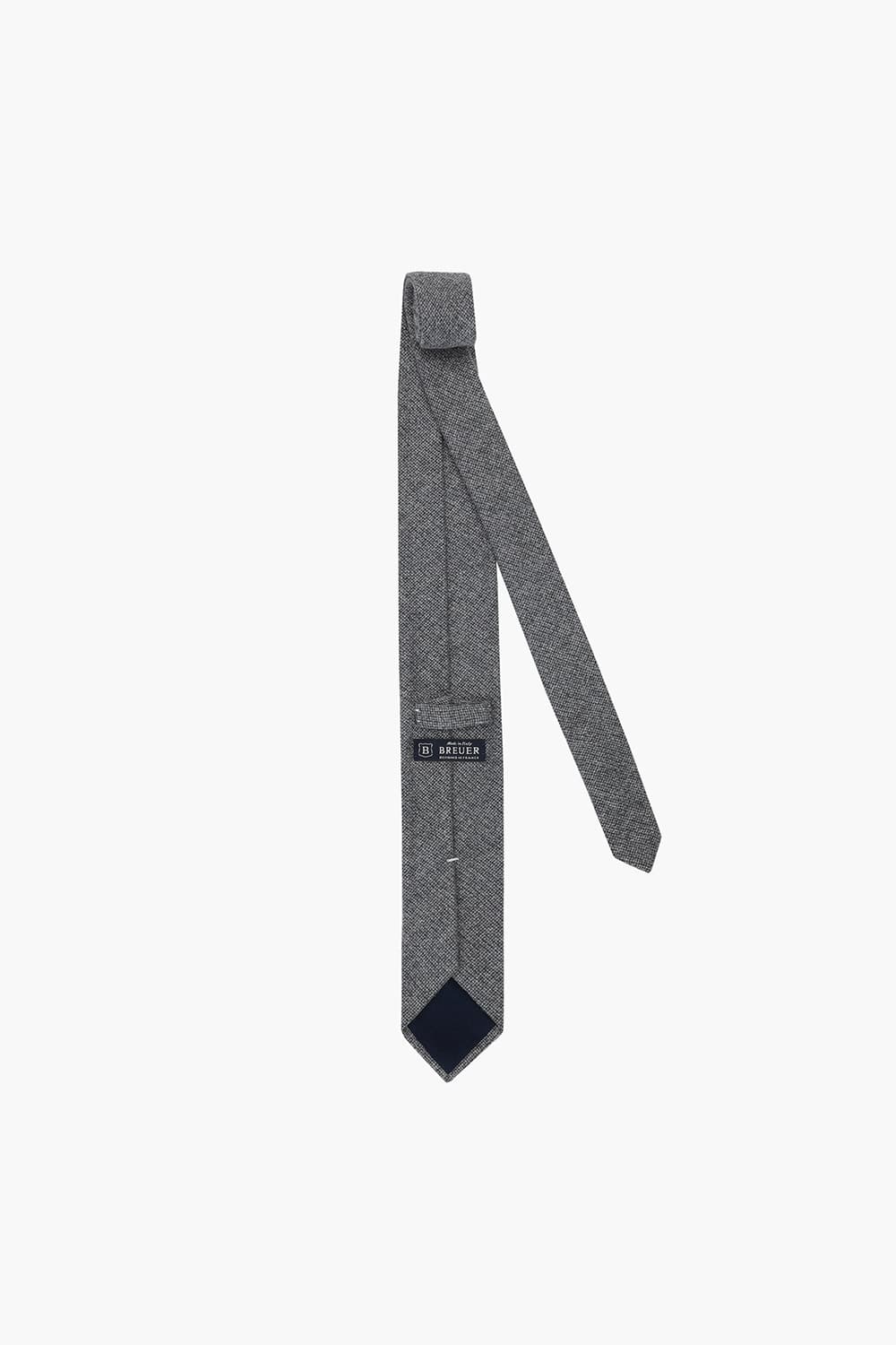 울 실크 혼방 베이직 101 다크그레이 넥타이