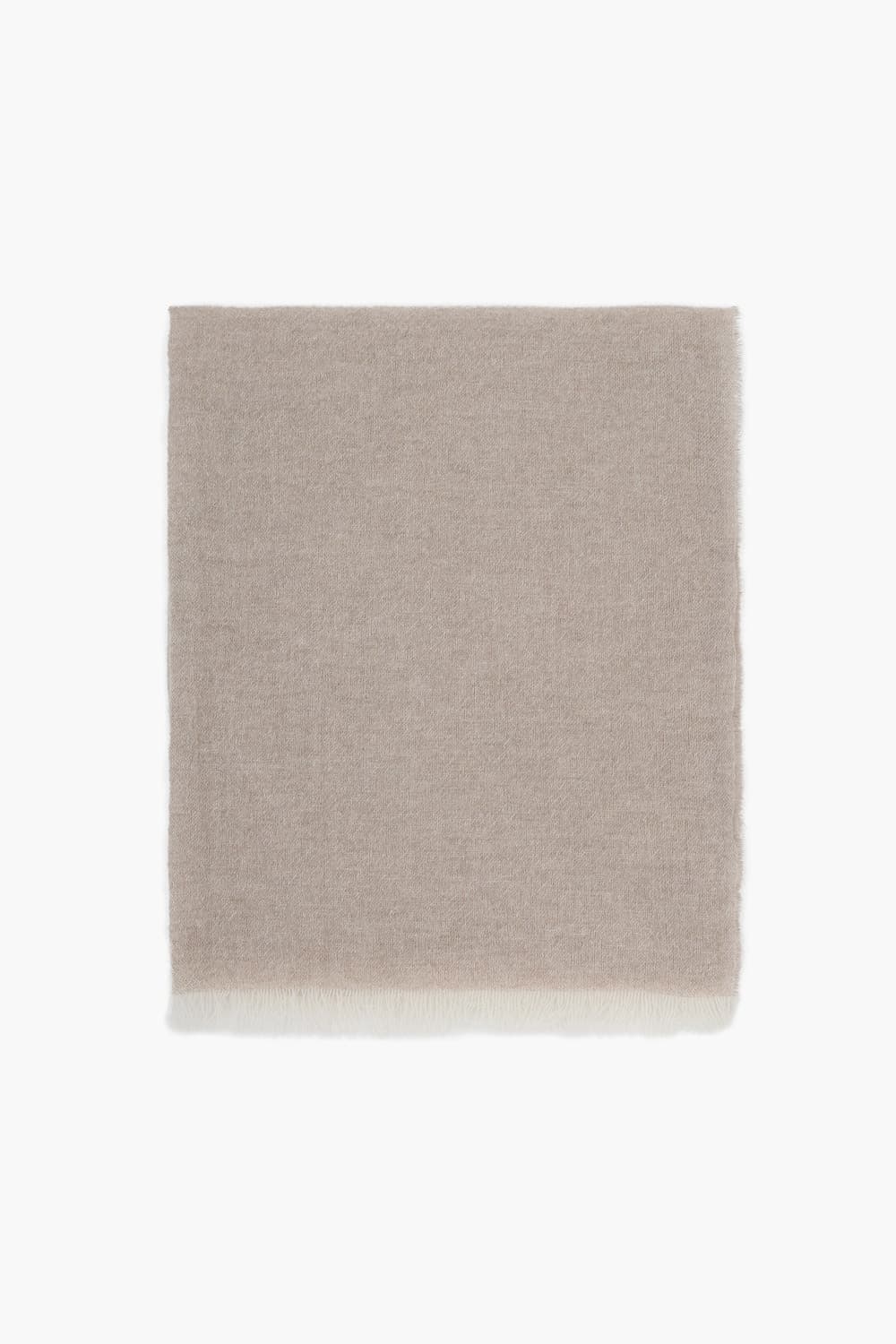 캐시미어 스몰 프린지 101 베이지 머플러