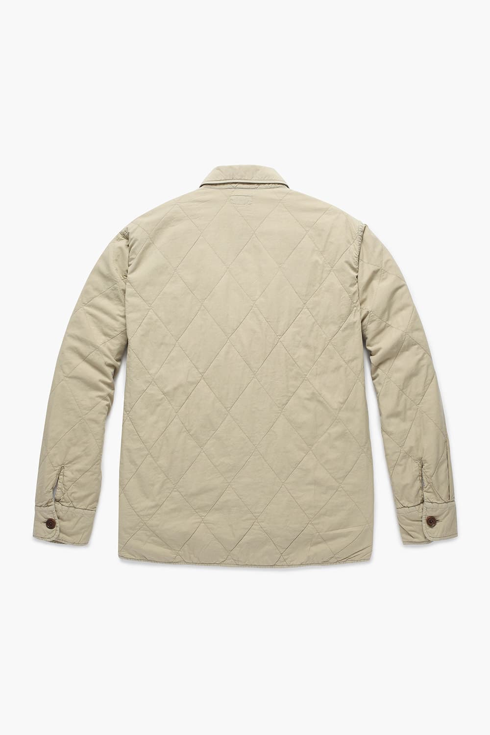 PETER 코튼 퀼팅 셔츠형 001 베이지 캐주얼 자켓