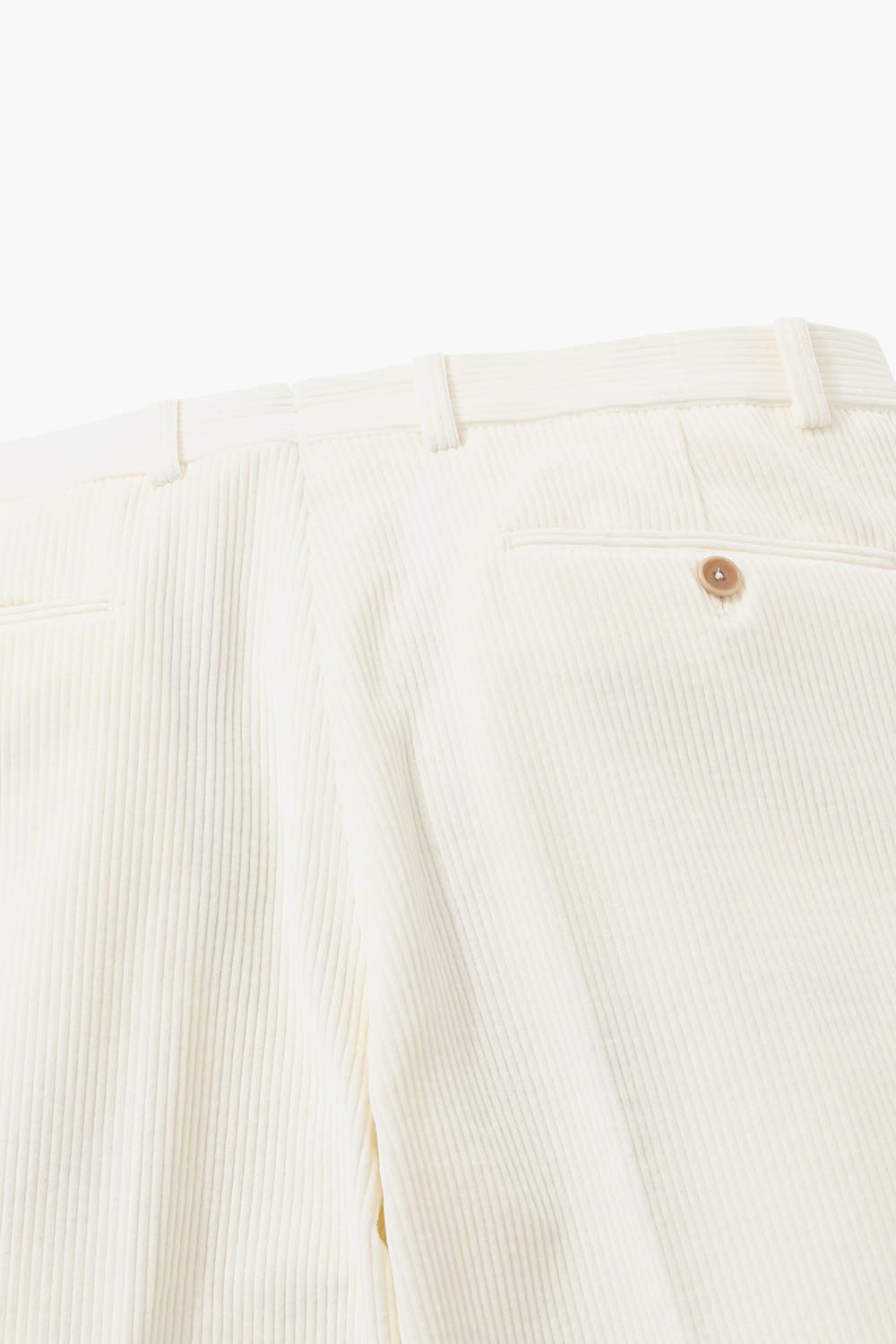 BAC J 코튼 코듀로이 와이드 103 아이보리 캐주얼 팬츠