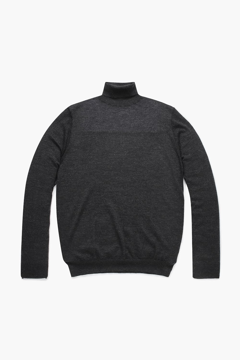 WS 캐시미어 터틀넥 805 차콜그레이 긴소매 니트
