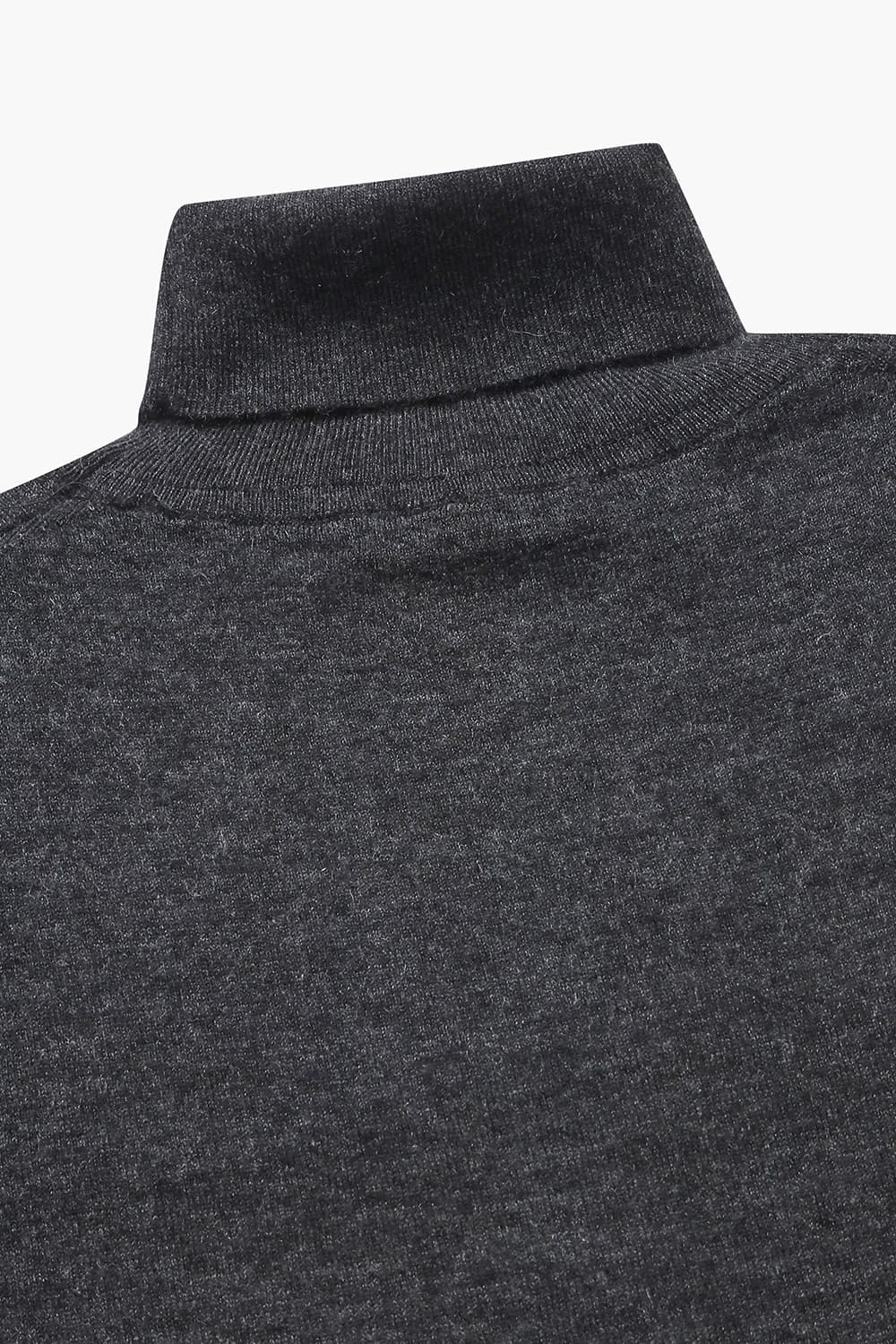 WS 캐시미어 터틀넥 805 차콜그레이 긴소매 니트