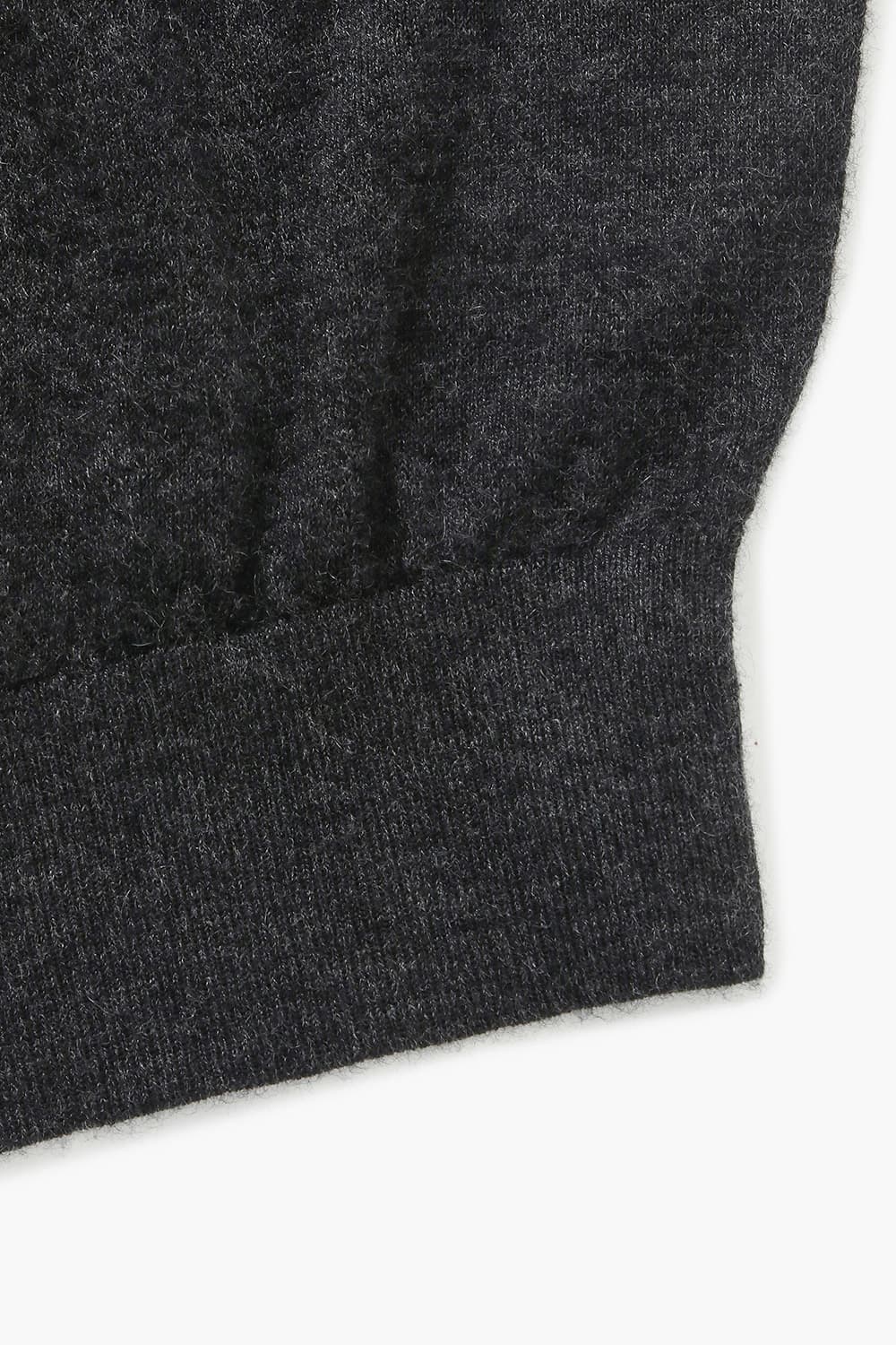 WS 캐시미어 터틀넥 805 차콜그레이 긴소매 니트