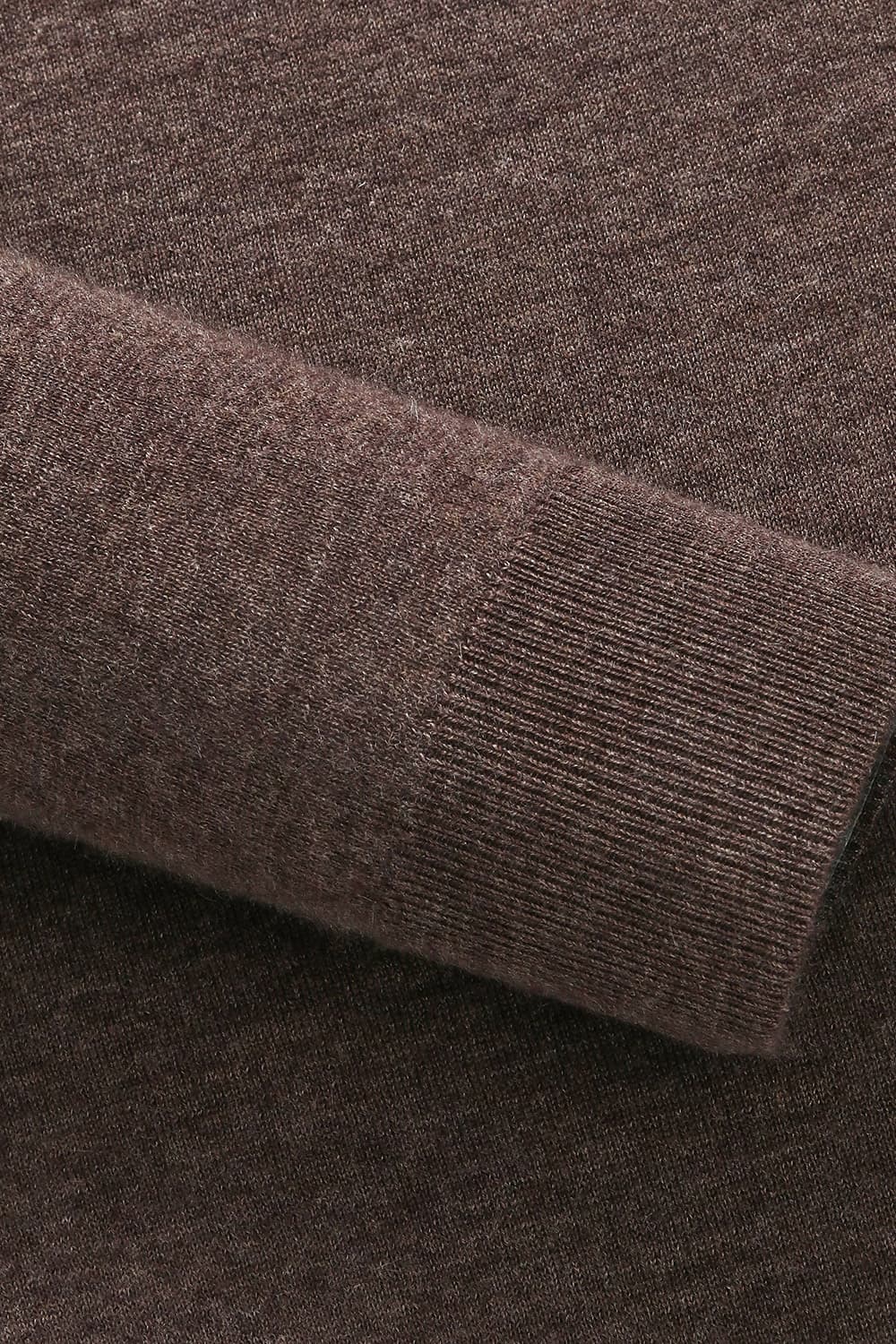 WS 캐시미어 터틀넥 805 다크브라운 긴소매 니트