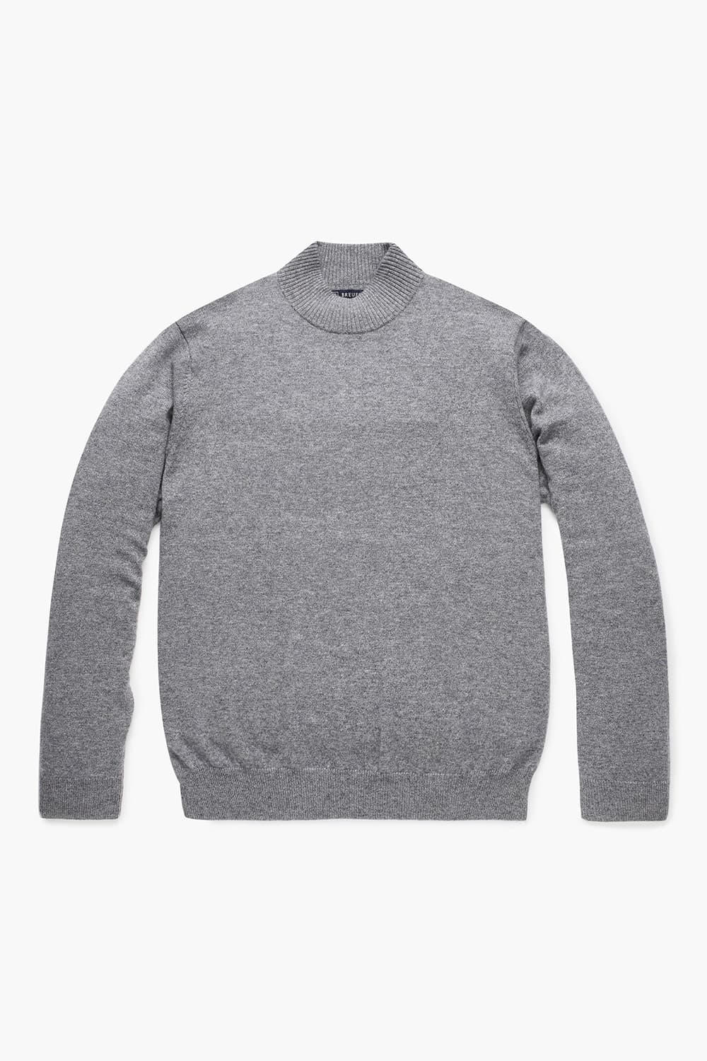 WS 캐시미어 헨리넥 804 그레이 긴소매 니트