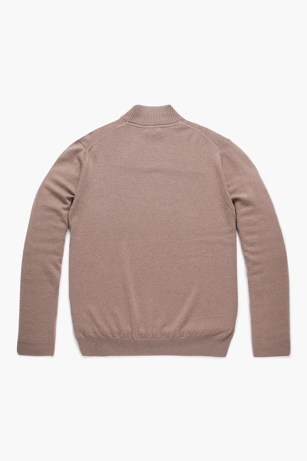 WS 캐시미어 헨리넥 804 브라운 긴소매 니트