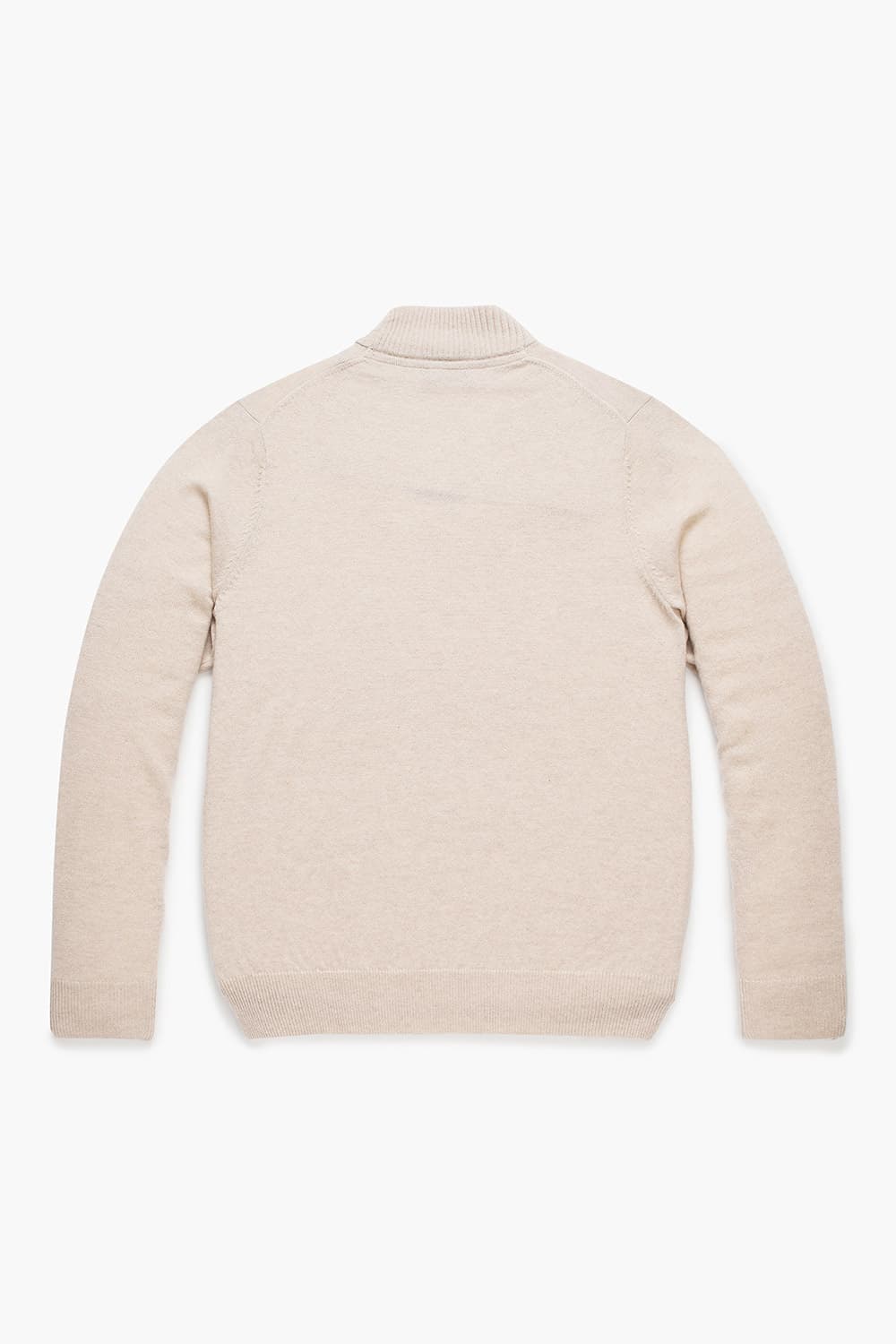 WS 캐시미어 헨리넥 804 라이트베이지 긴소매 니트