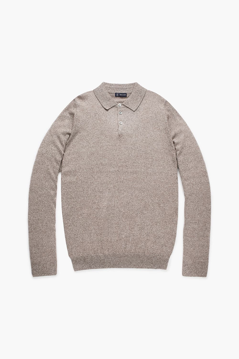 WS 캐시미어 폴로 803 브라운 긴소매 니트