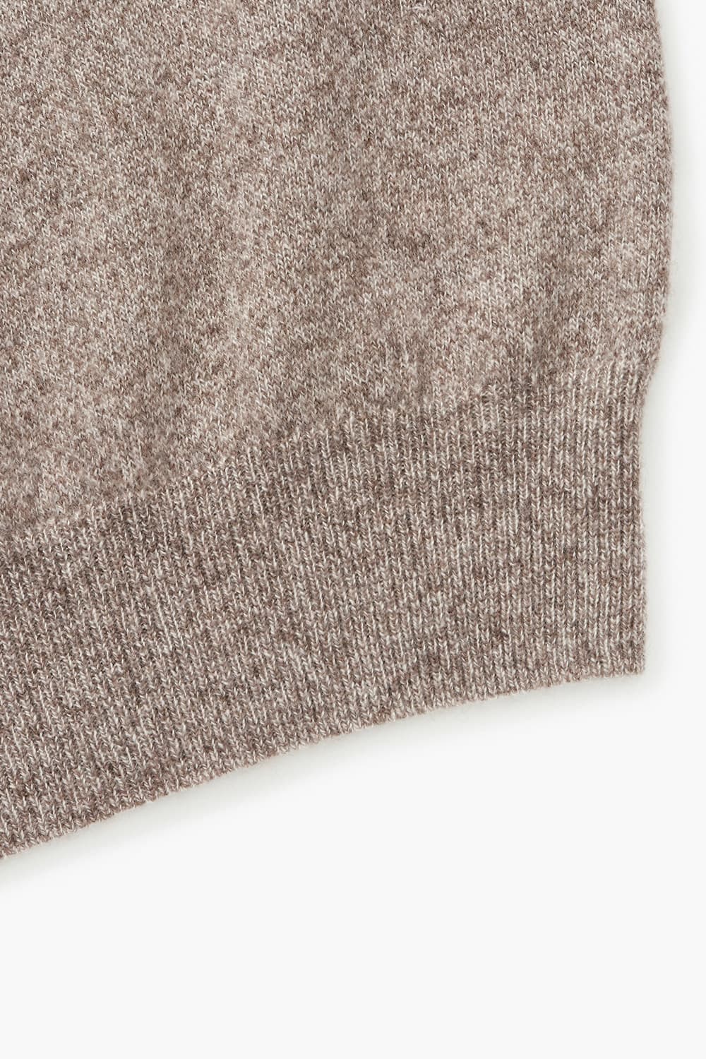 WS 캐시미어 폴로 803 브라운 긴소매 니트