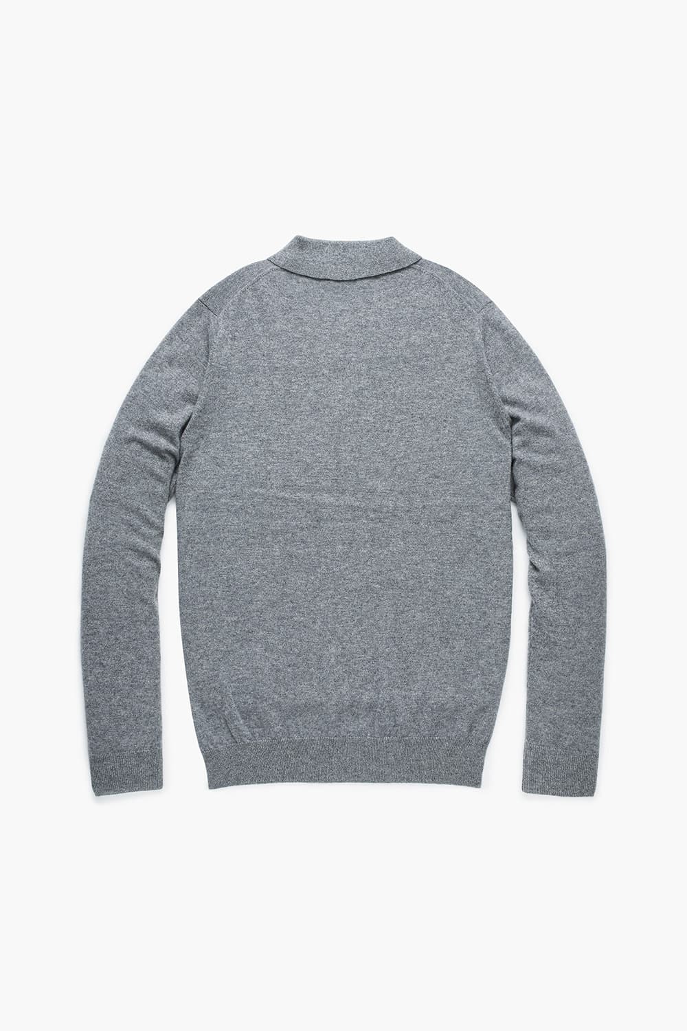 WS 캐시미어 폴로 802 그레이 긴소매 니트