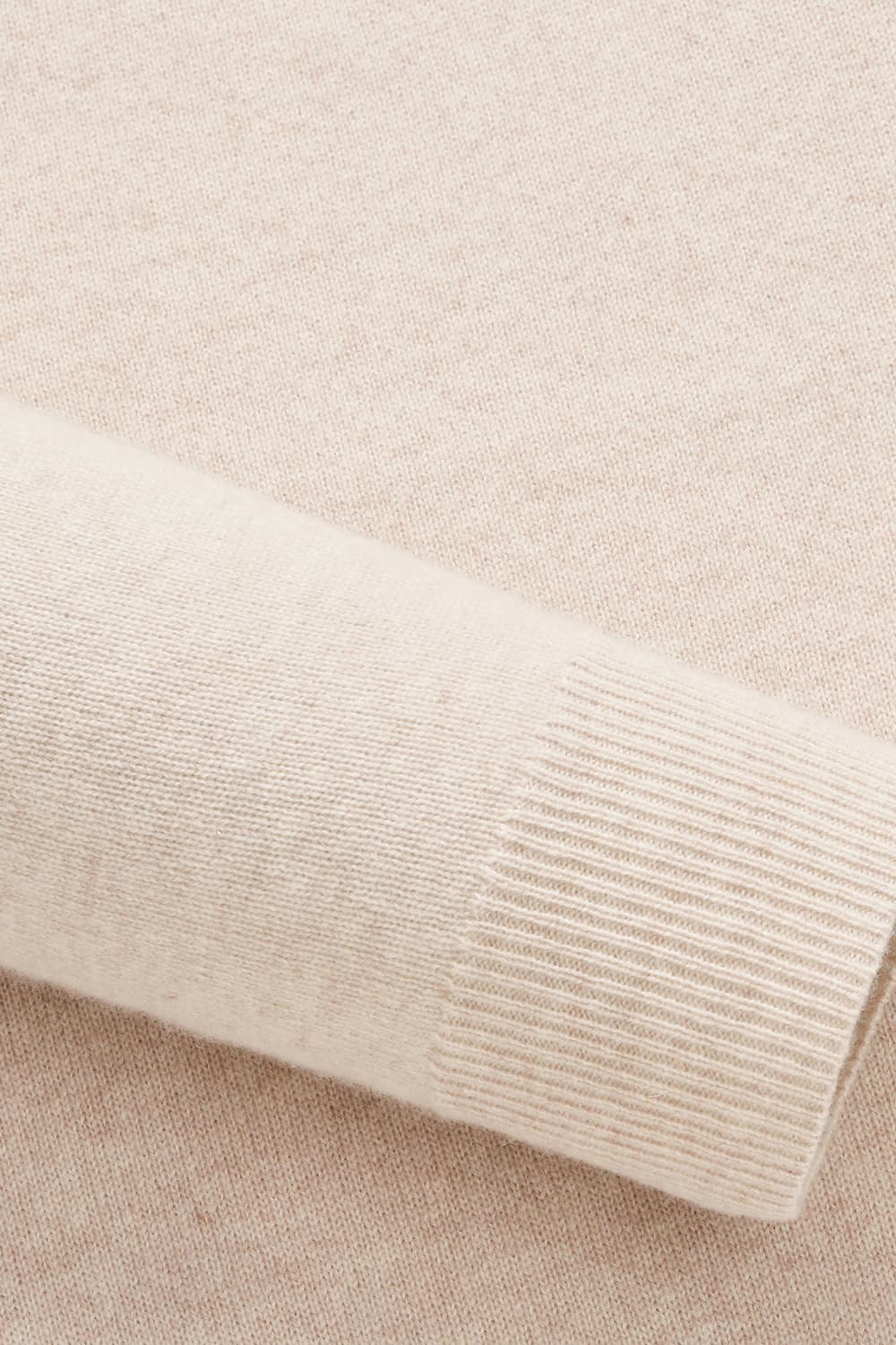 WS 캐시미어 폴로 802 라이트베이지 긴소매 니트