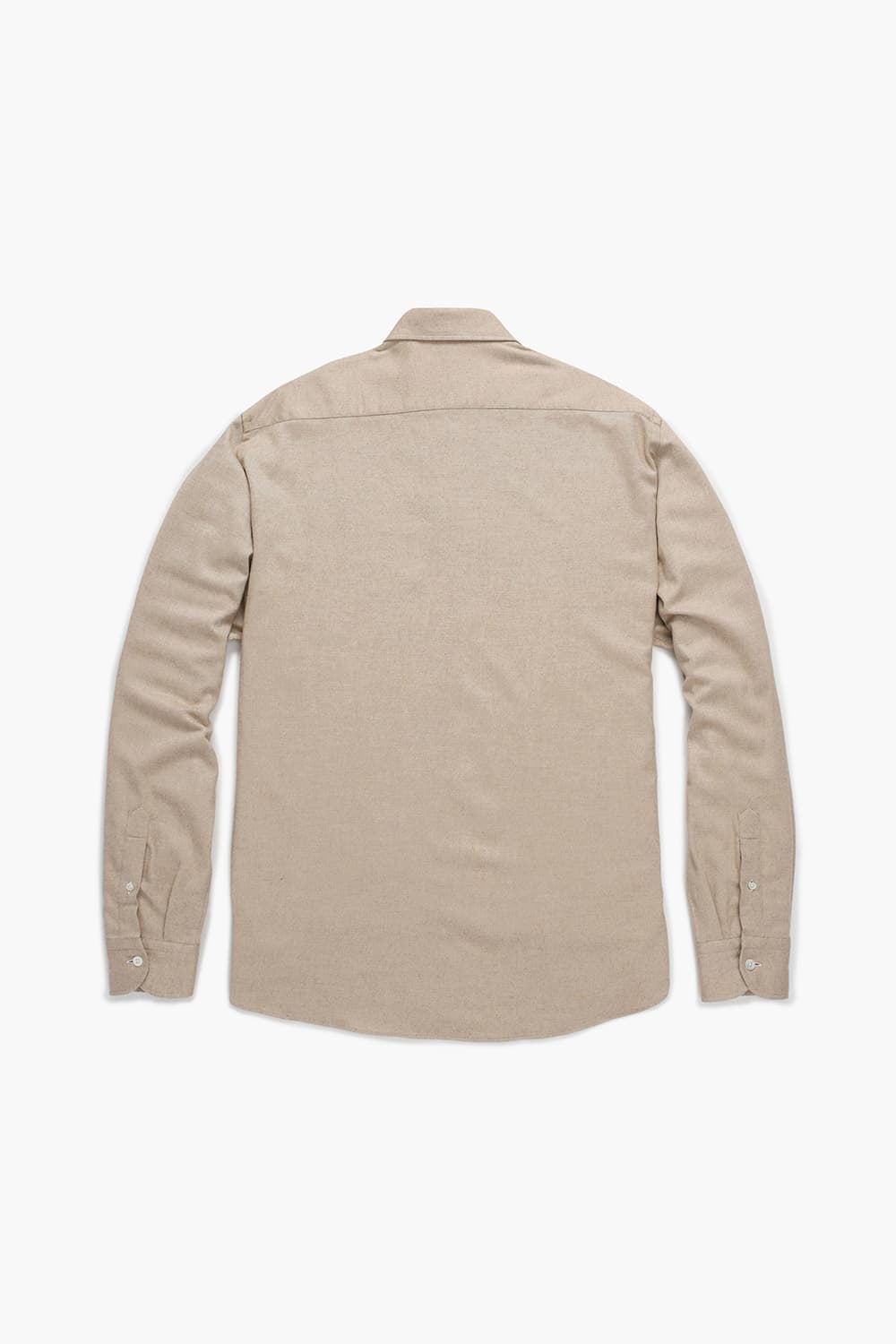 코튼 트윌 플란넬 304 라이트브라운 셔츠