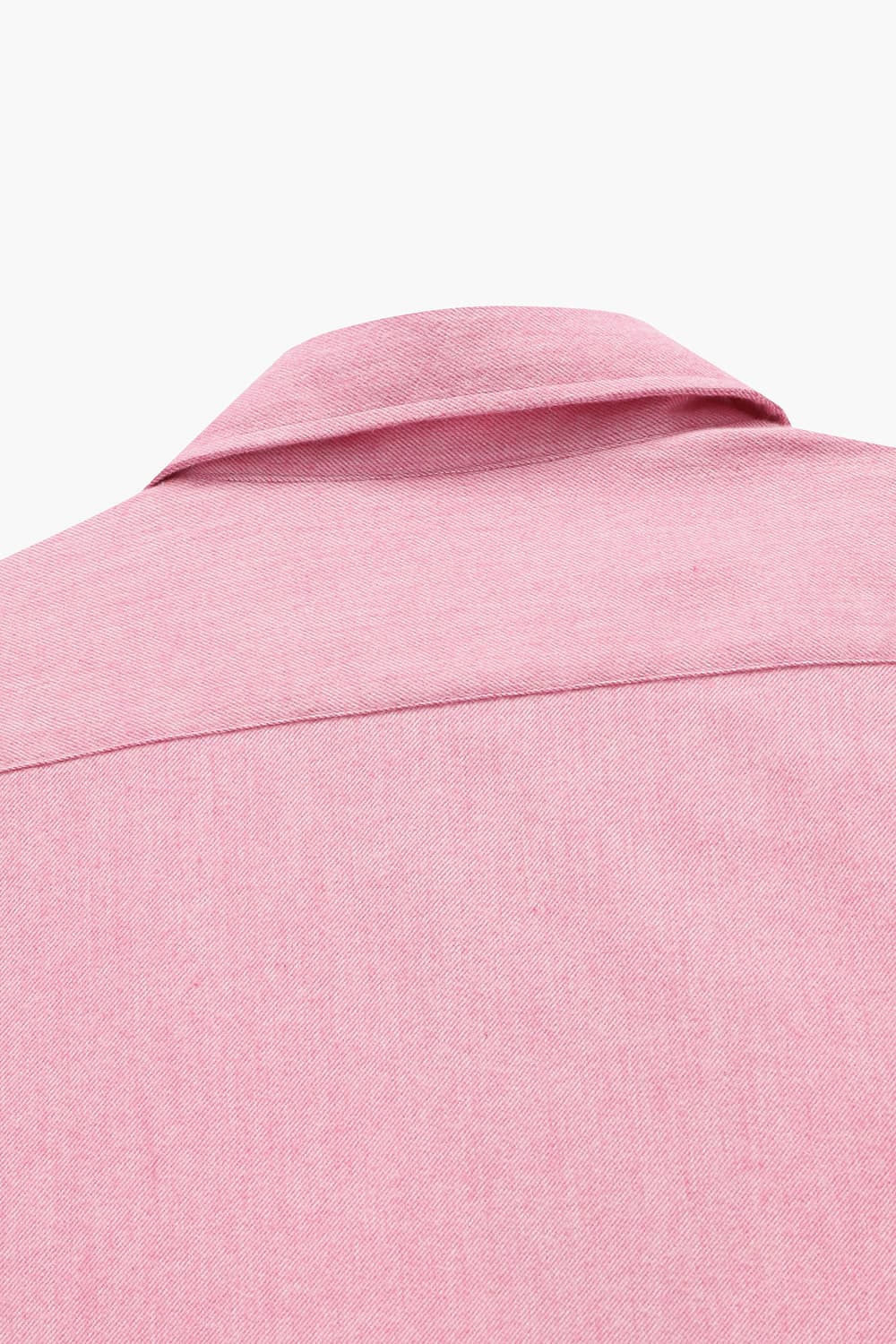 코튼 트윌 플란넬 304 핑크 셔츠