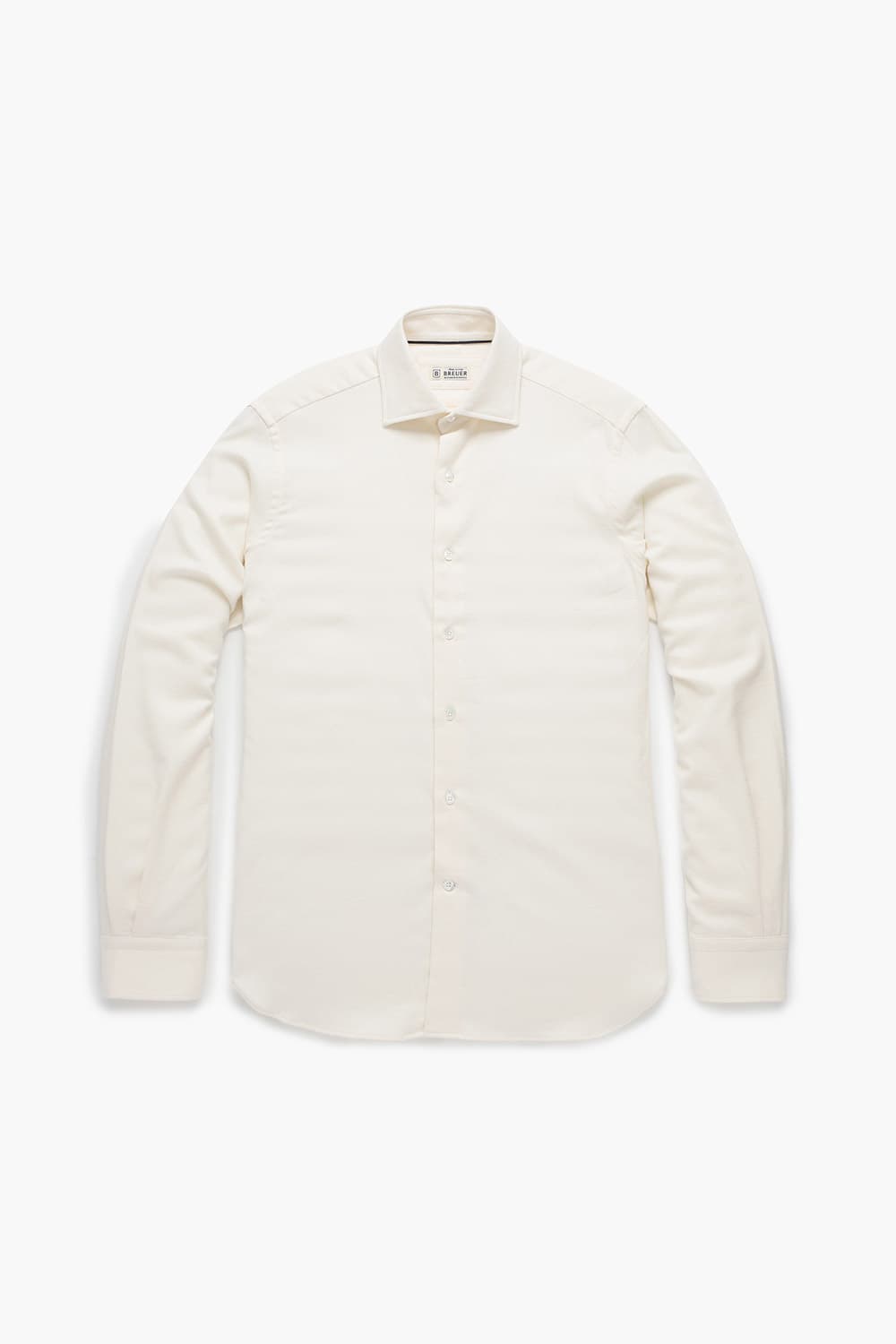 코튼 트윌 플란넬 304 아이보리 셔츠