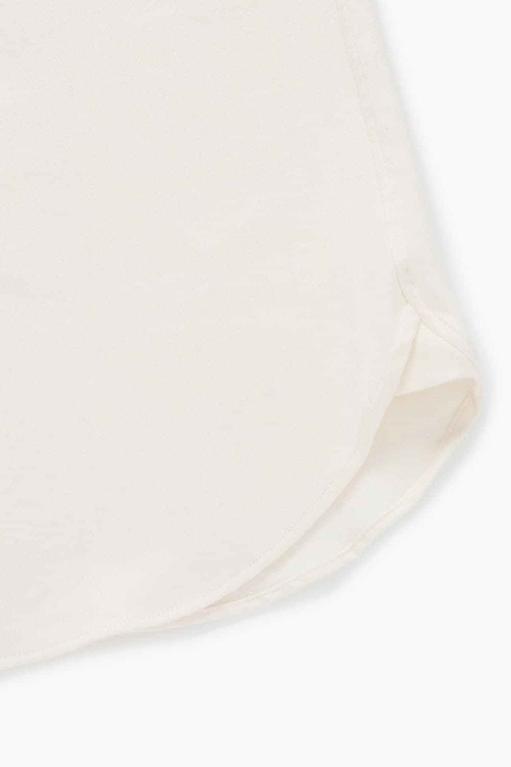 코튼 트윌 플란넬 304 아이보리 셔츠