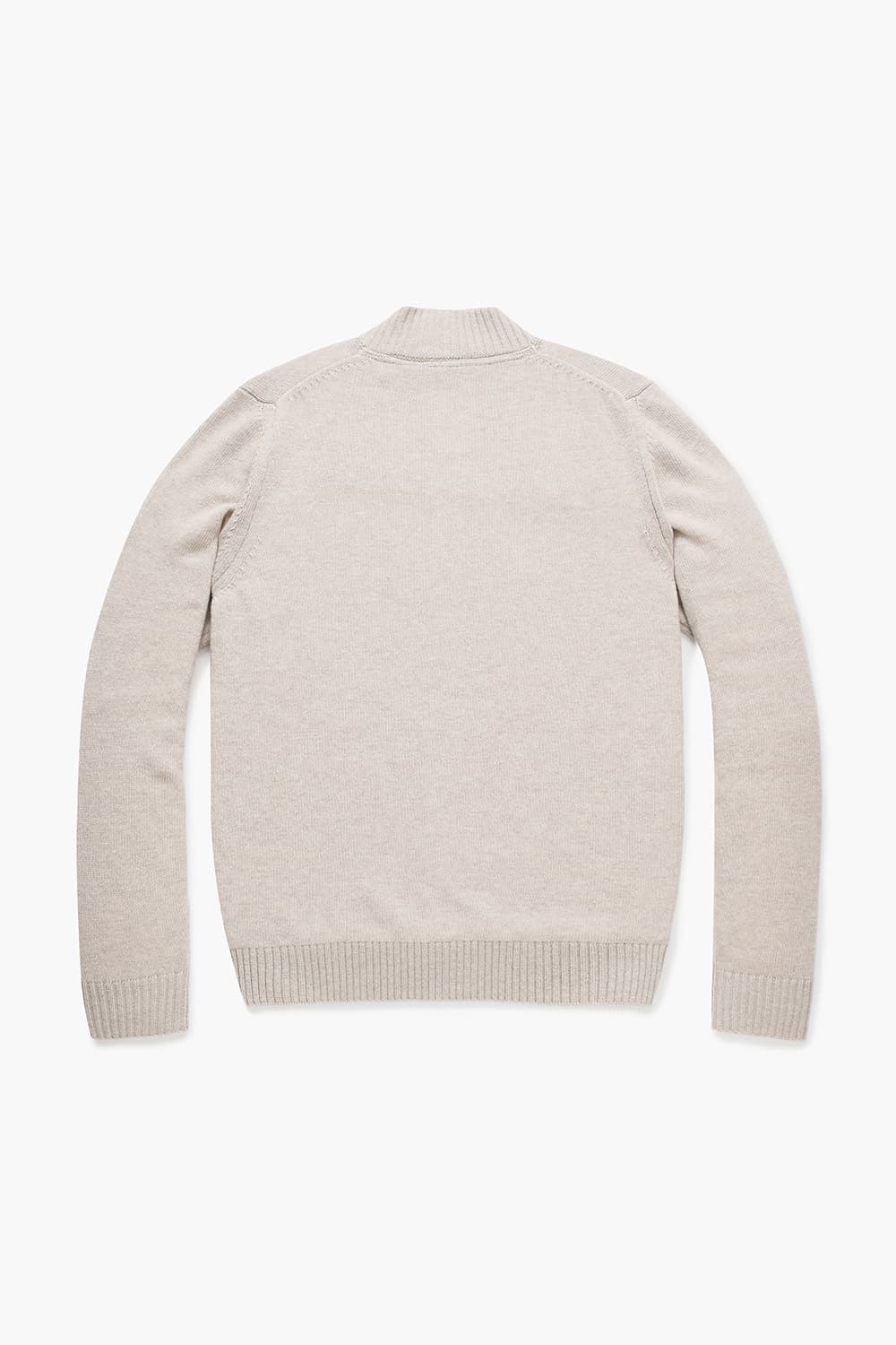 GILET 울 헨리넥 104 라이트베이지 가디건