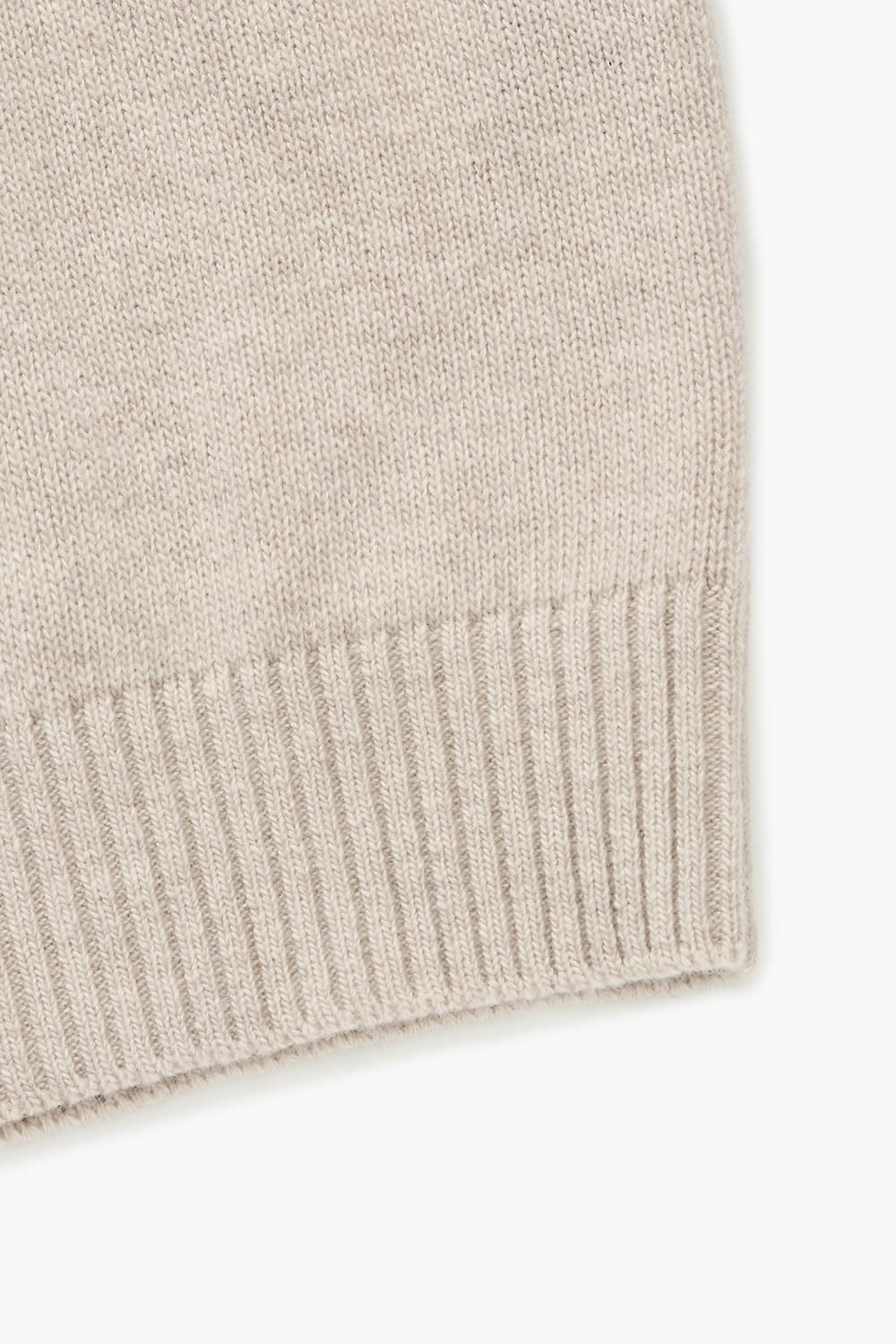 GILET 울 헨리넥 104 라이트베이지 가디건