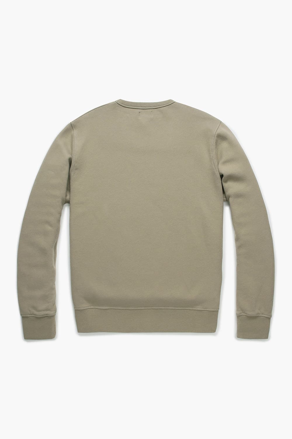 코튼 크루넥 102 라이트카키 긴소매 티셔츠